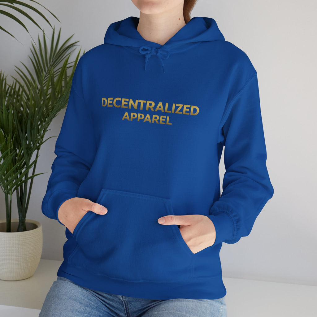Decentralized Apparel Hoodie — Minimalist Crypto-Inspired White Pullover