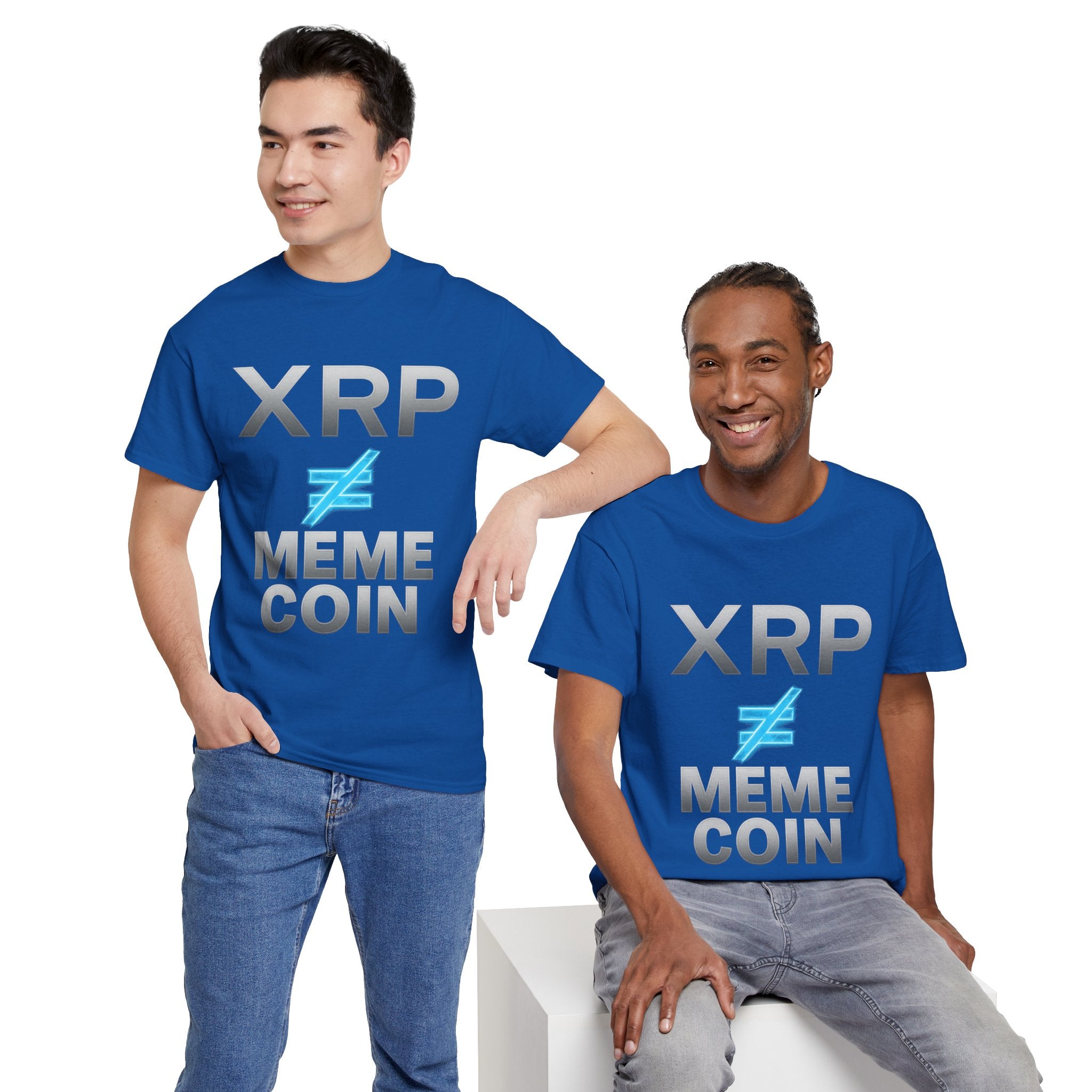 XRP ≠ Meme Coin T-Shirt — Crypto Investor Statement Tee