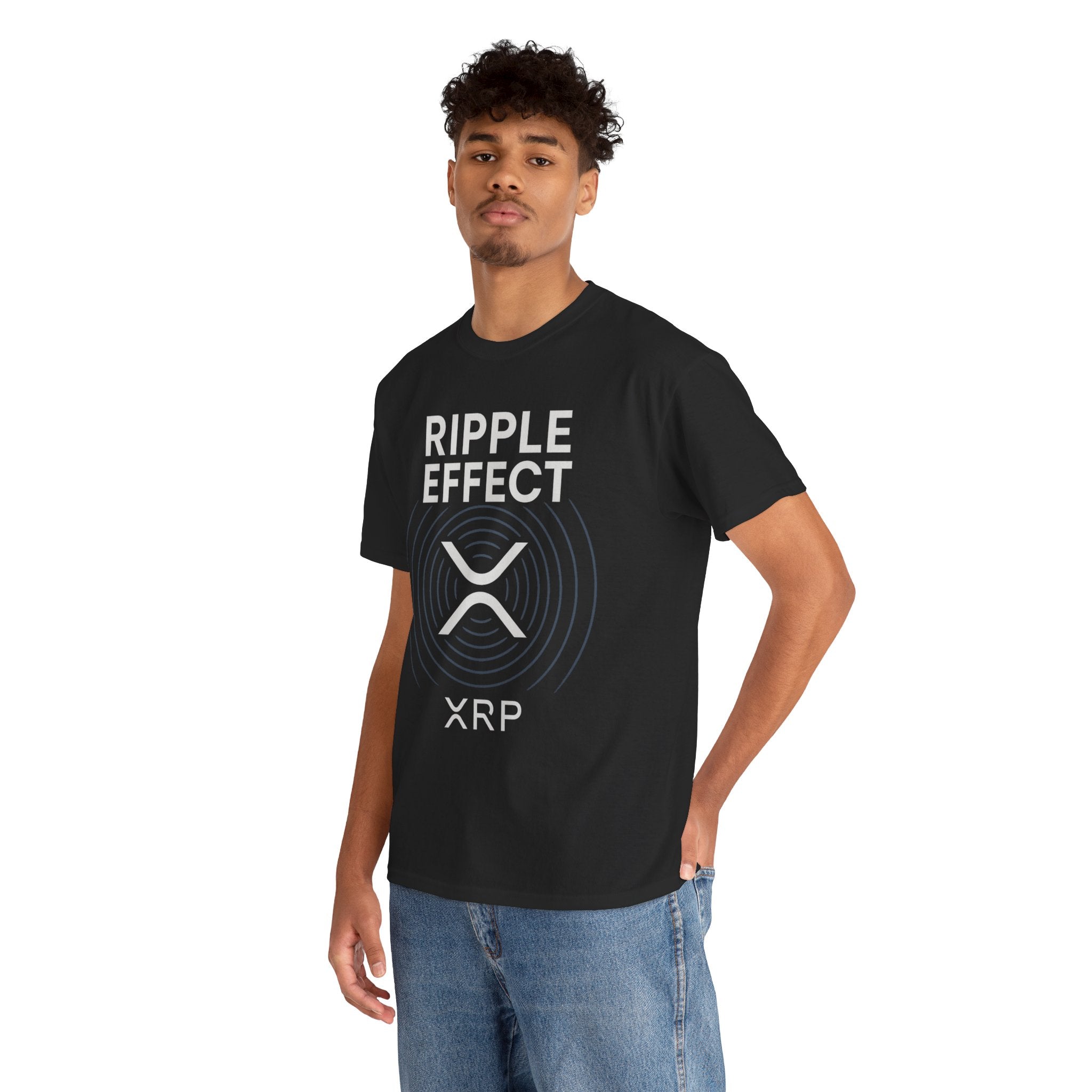 Ripple Effect XRP Tee — Minimal Cryptocurrency Logo T-Shirt