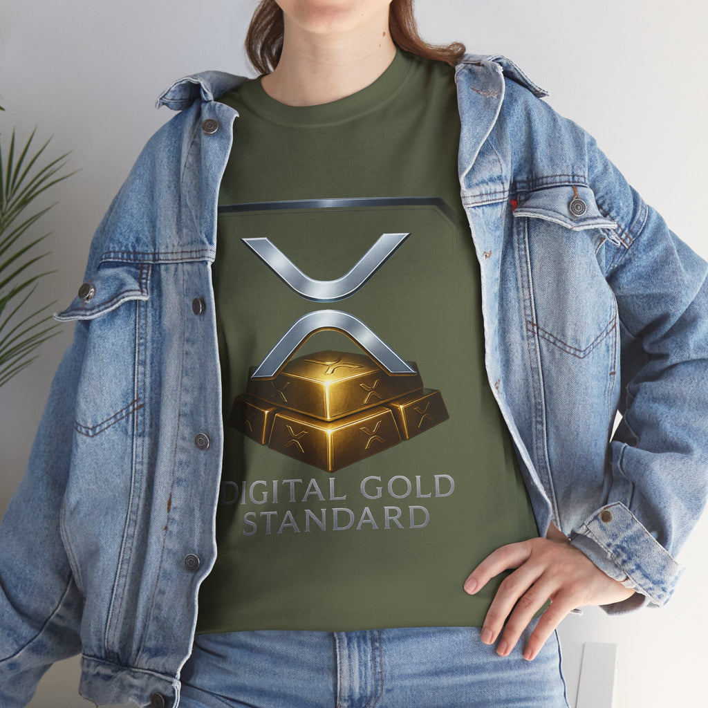 XRP 'Digital Gold Standard' Tee — Cryptocurrency Logo Shirt
