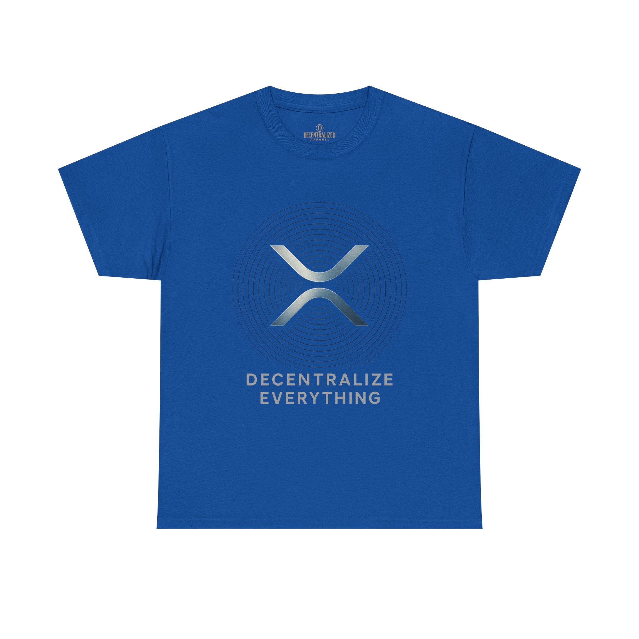 XRP 'Decentralize Everything' Tee - Crypto Logo T-Shirt