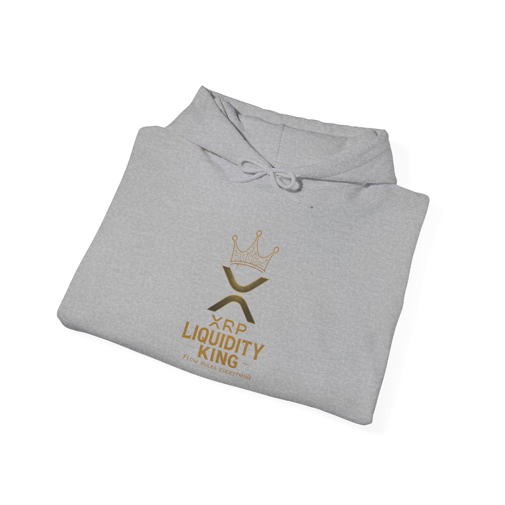 XRP Liquidity King Hoodie — Crypto Logo Pullover for Traders & Investors