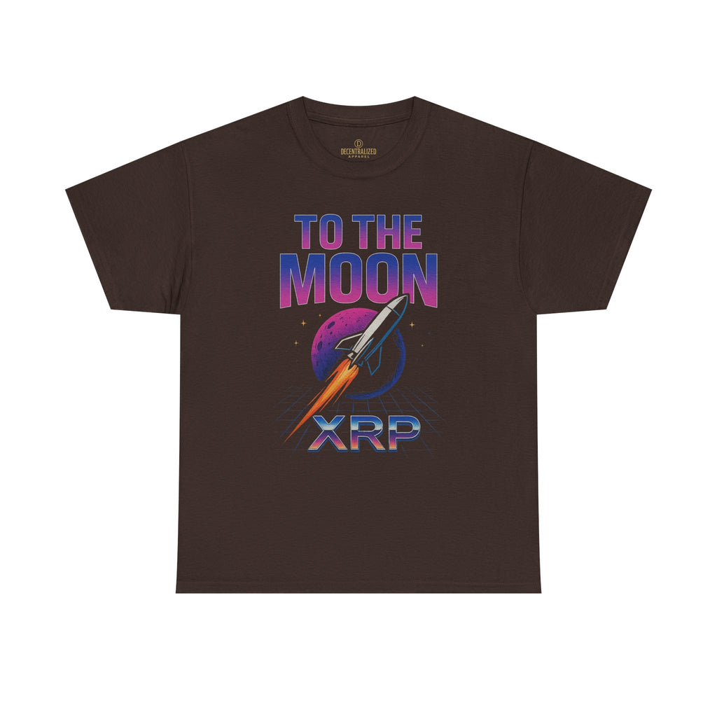 XRP 'To The Moon' T-Shirt — Crypto Investor Rocket Tee