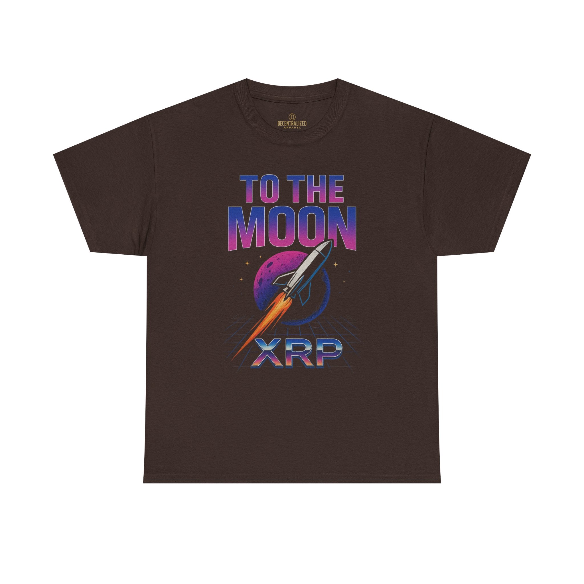 XRP 'To The Moon' T-Shirt — Crypto Investor Rocket Tee