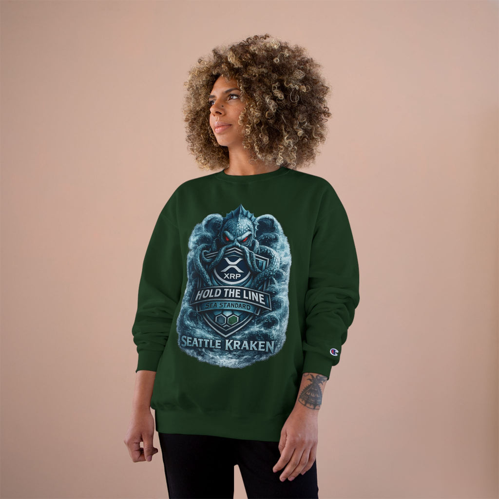Seattle Kraken Sweatshirt — "Hold The Line" Nautical Graphic Crewneck