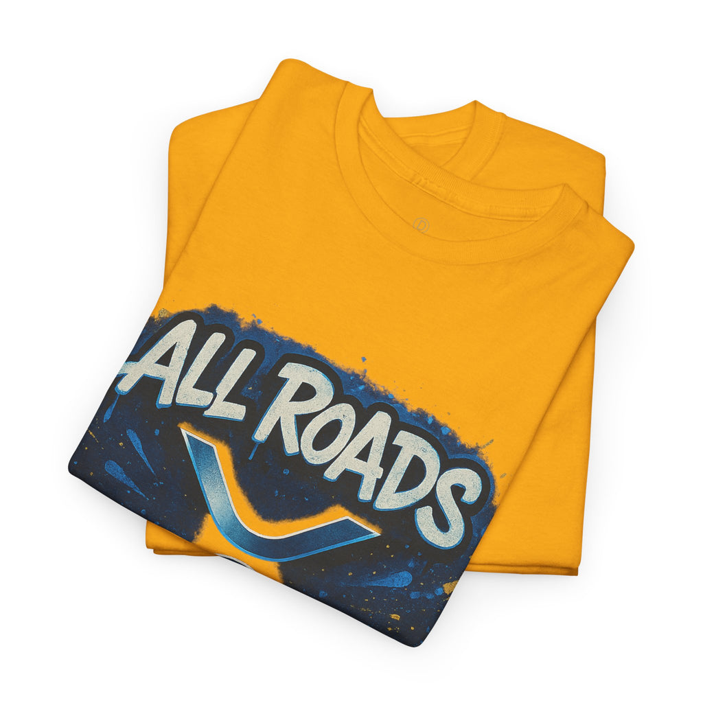 XRP Crypto T-Shirt — "All Roads Lead to XRP" Graphic Tee