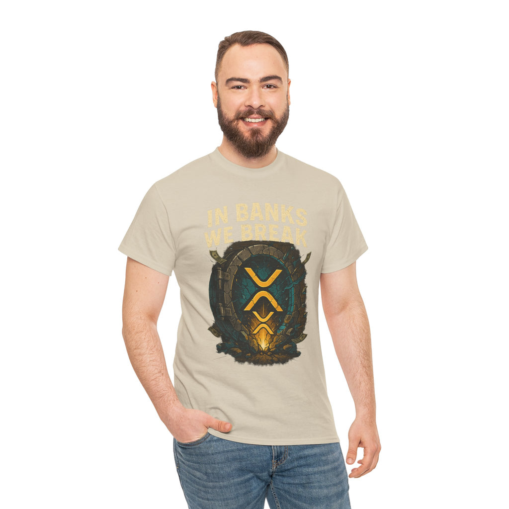 In Banks We Break XRP Crypto Graphic Tee