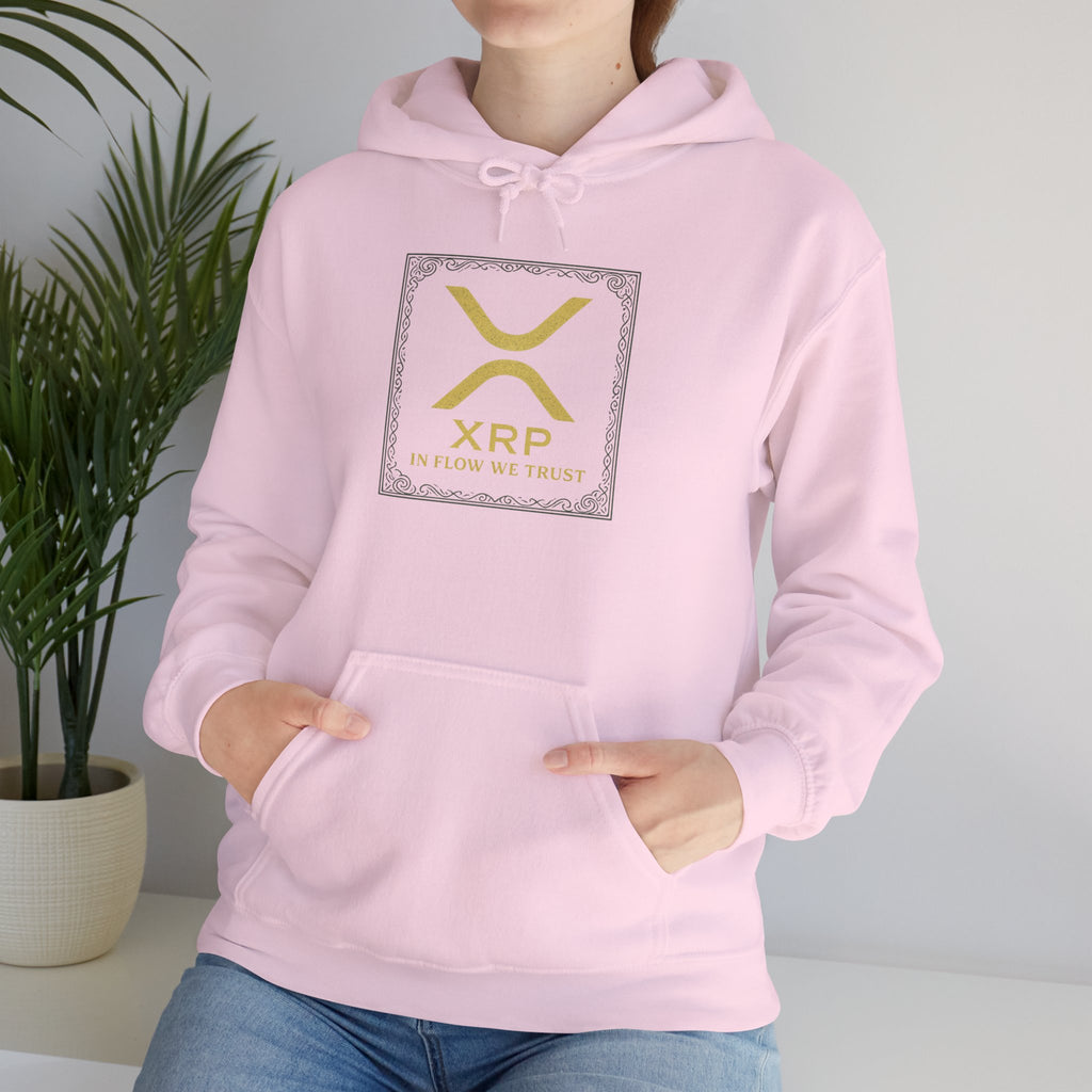 XRP Logo Hoodie – Gold Cryptocurrency Sweatshirt