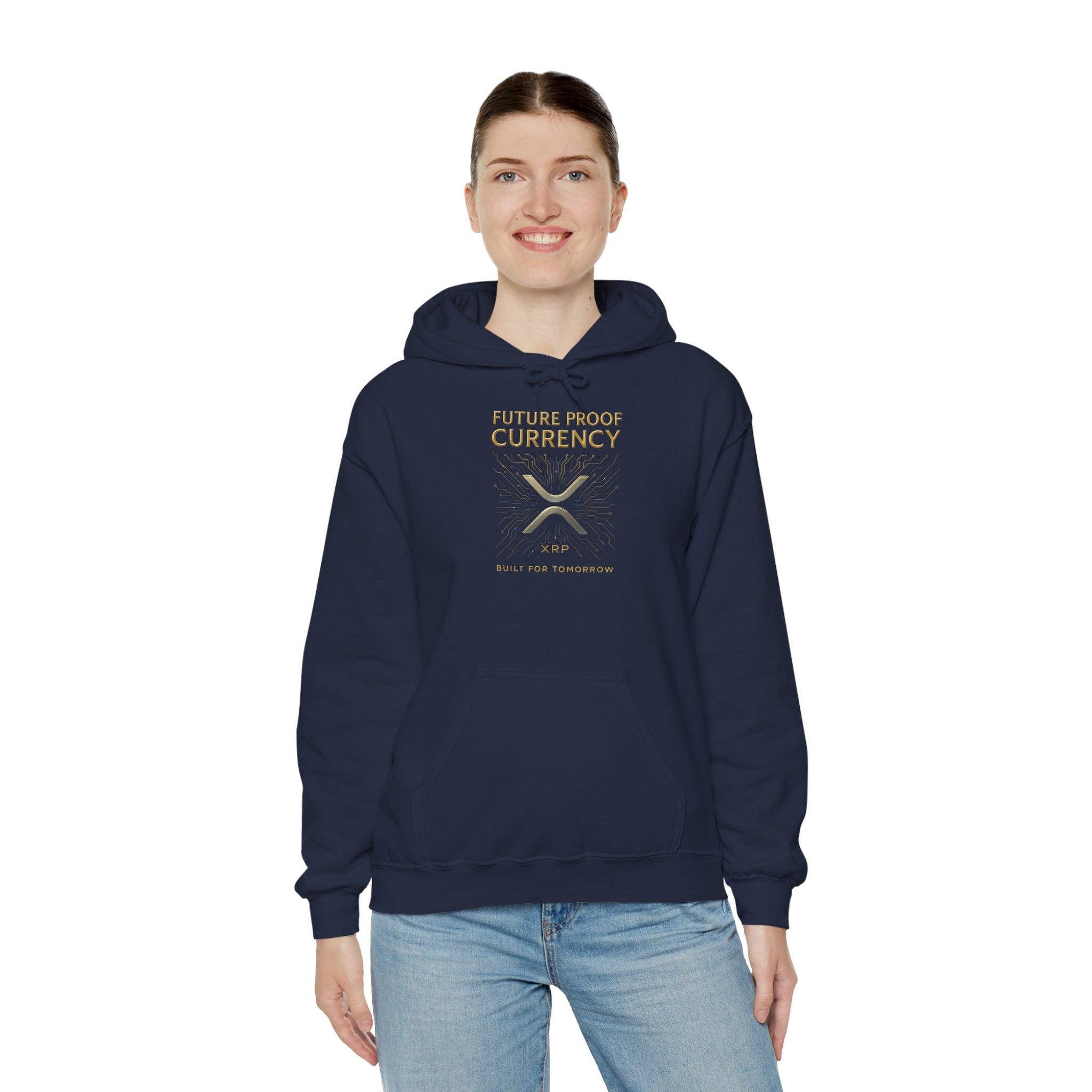 Future Proof Currency Hoodie – XRP Logo Crypto Sweatshirt