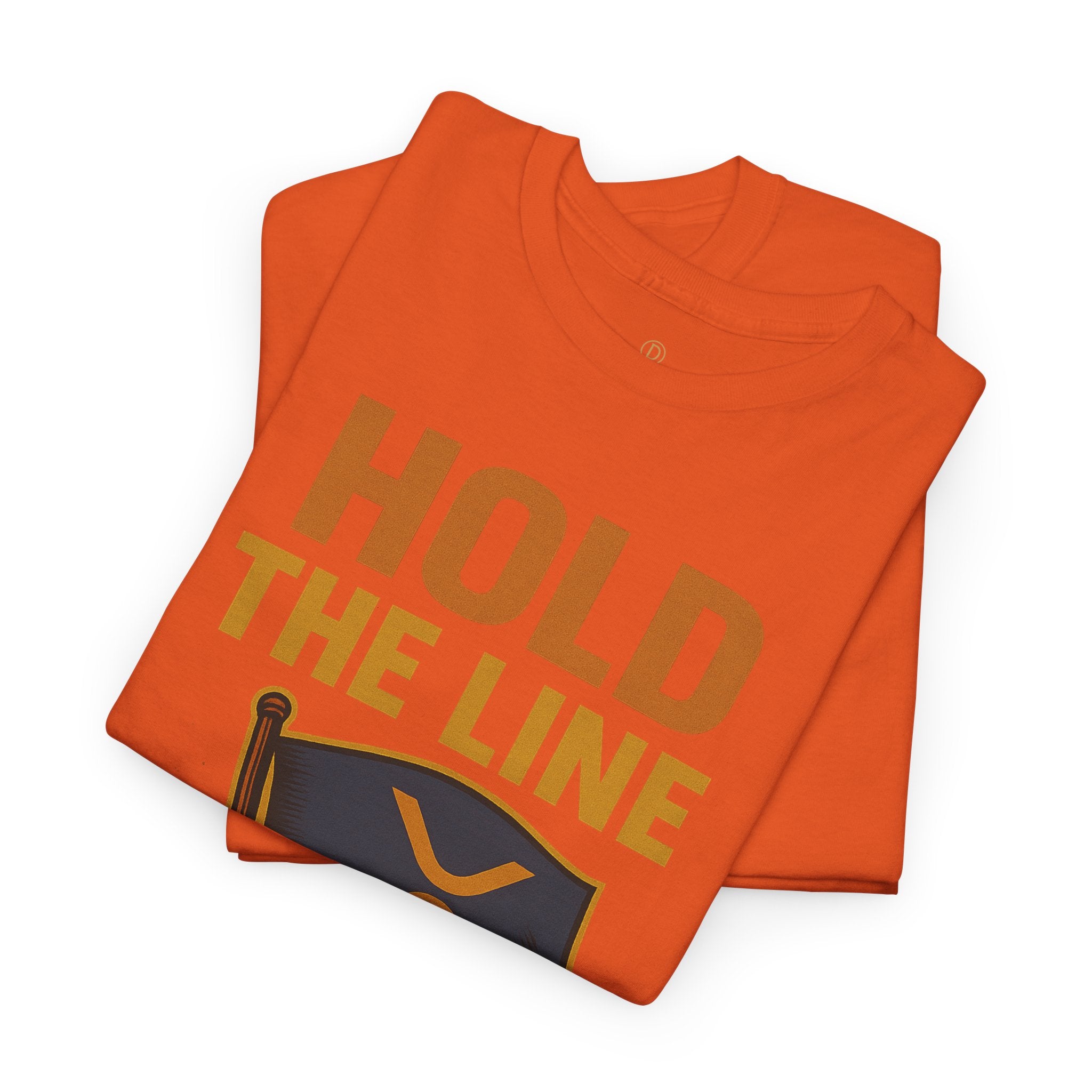Hold The Line Tee — Bold Flag Graphic Cryptocurrency XRP Shirt