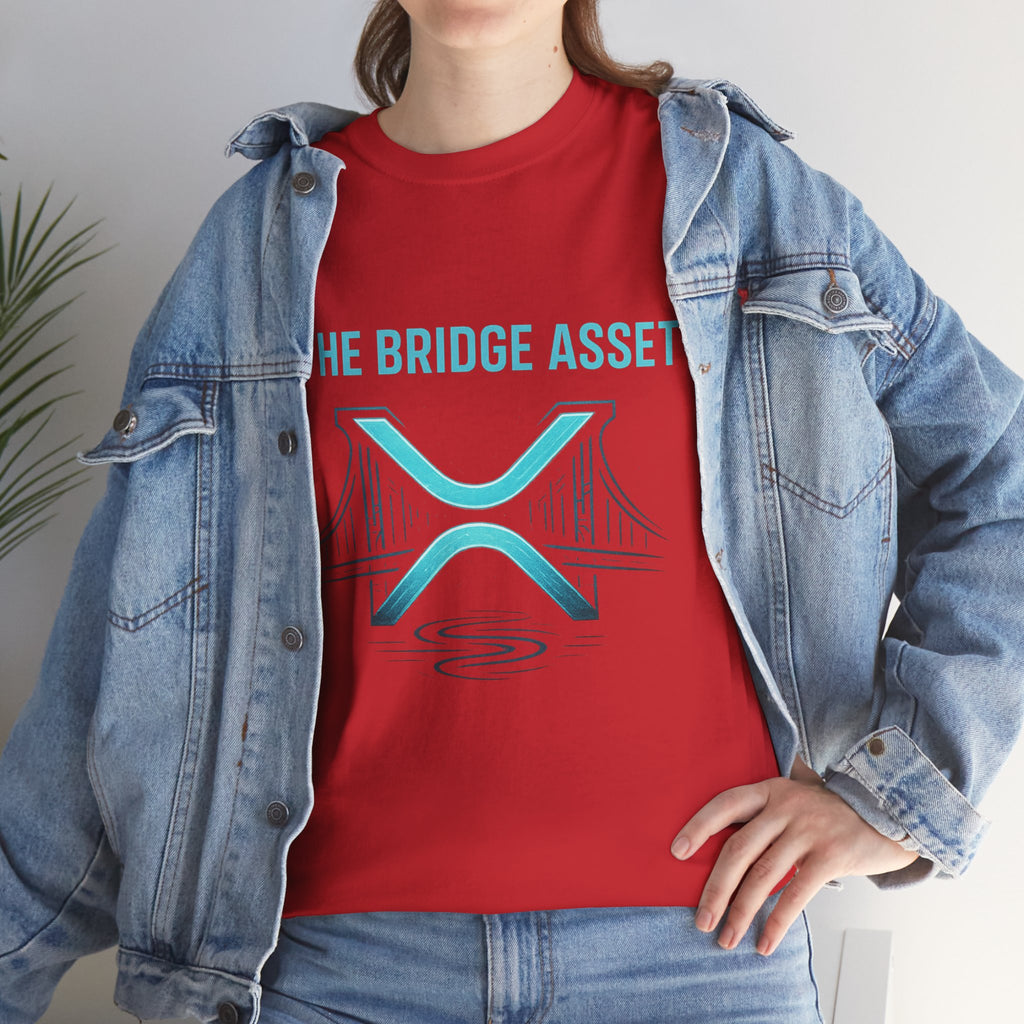 XRP 'The Bridge Asset' Graphic Tee — Crypto Ripple Logo Shirt