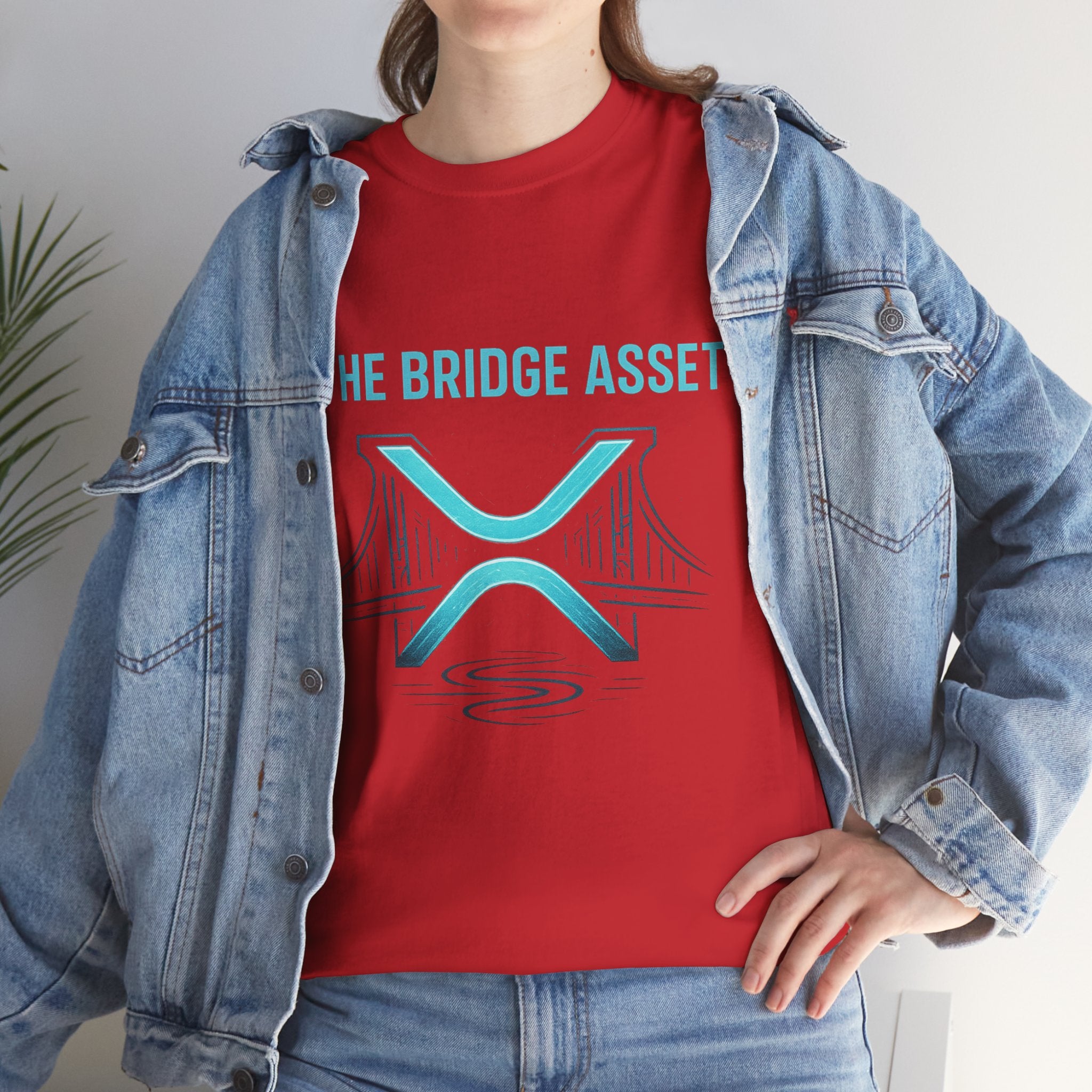 XRP 'The Bridge Asset' Graphic Tee — Crypto Ripple Logo Shirt