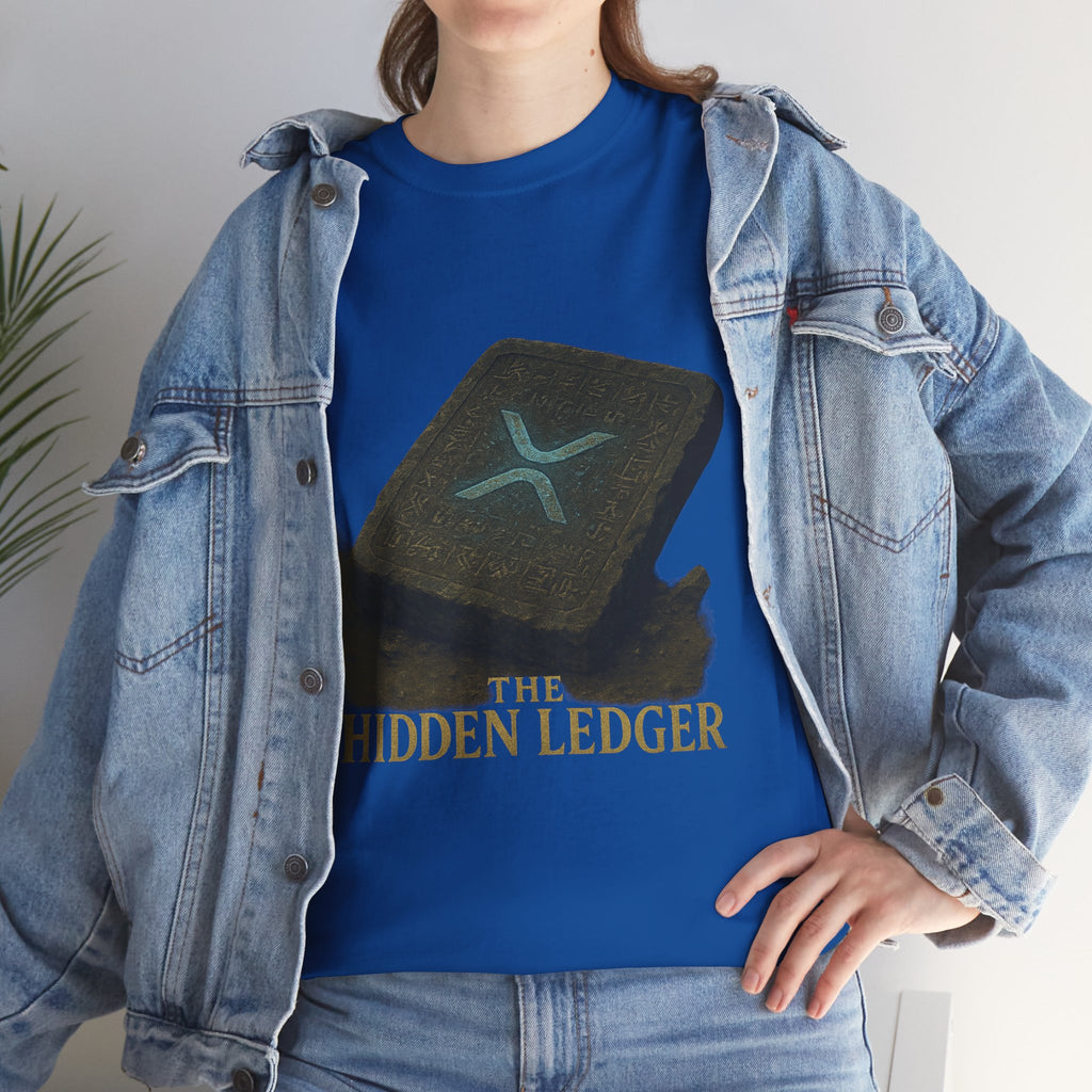 T-Shirt — "The Hidden Ledger" Crypto XRP Wallet Graphic Tee