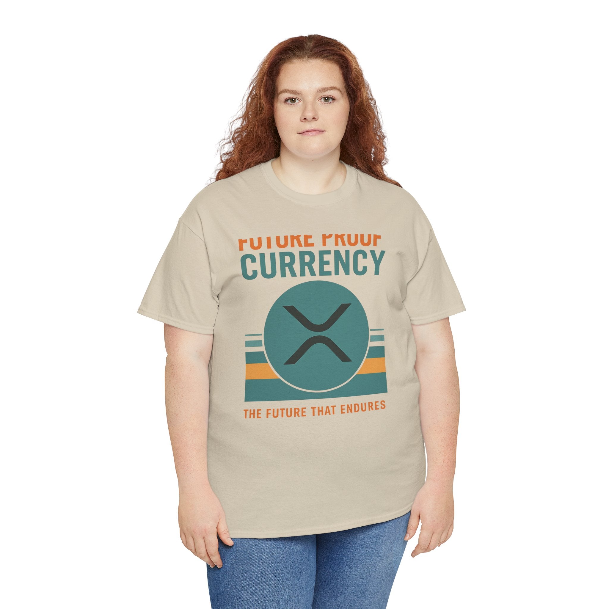RIPPLE XRP 'Future Proof Currency' Graphic Tee — Crypto Retro Logo Shirt