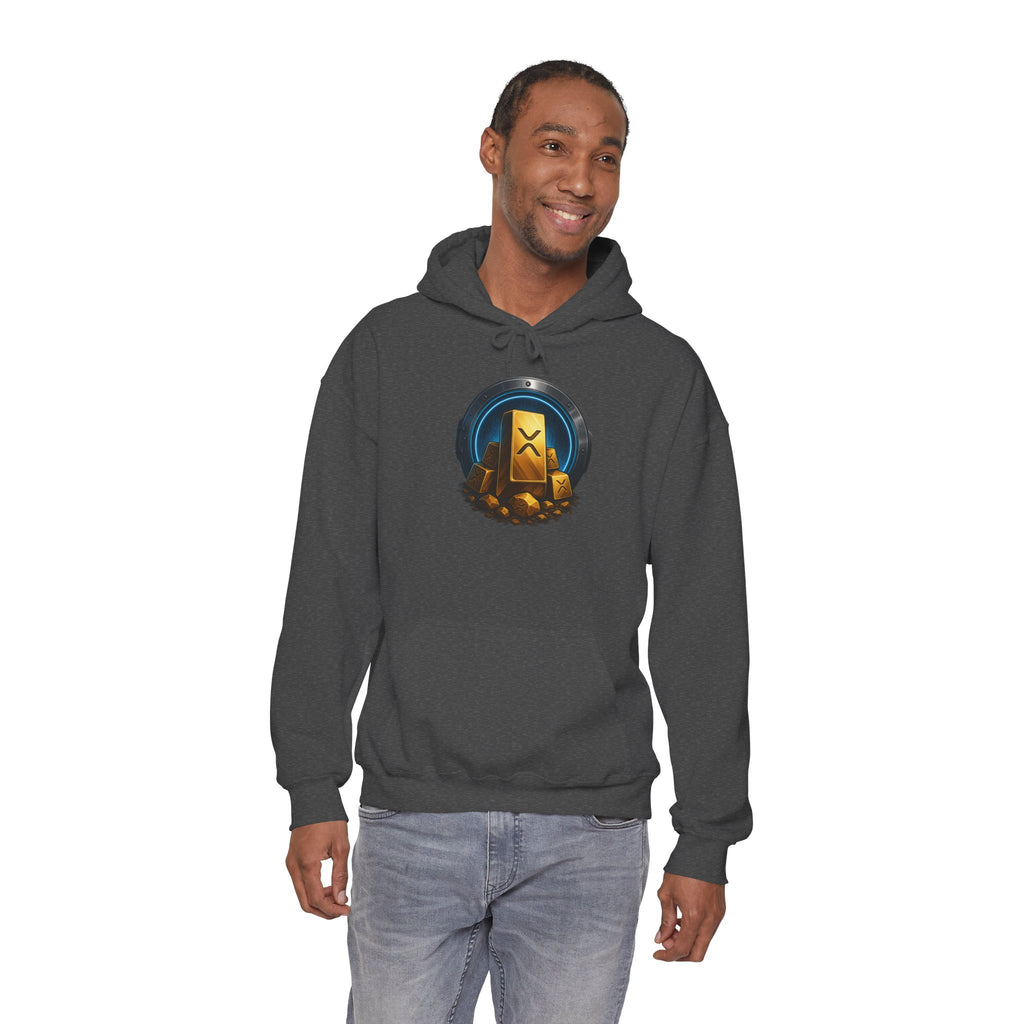 Gaming Treasure Hoodie — Gold Loot Chest Emblem