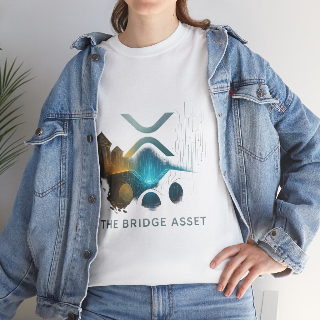 Ripple XRP Crypto Tee — 'The Bridge Asset' Logo T-Shirt