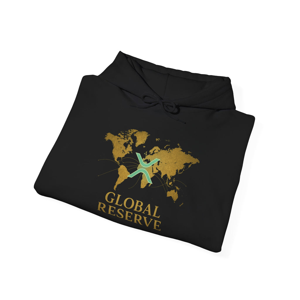 Global Reserve Hoodie — World Map Logo Pullover