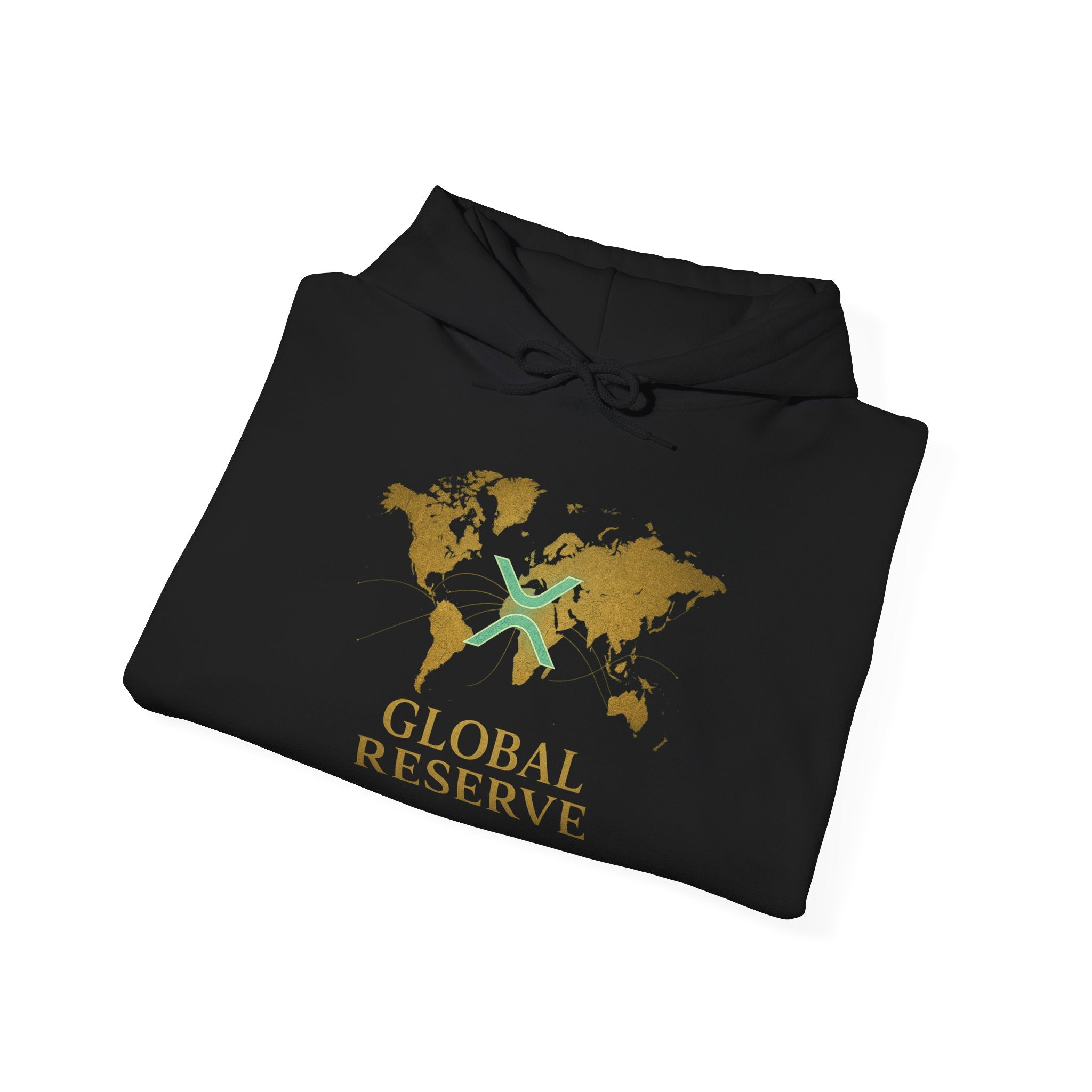 Global Reserve Hoodie — World Map Logo Pullover