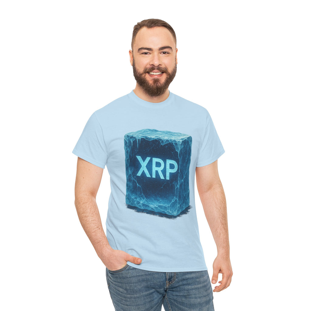 XRP Ice Block Tee — Crypto Ripple Logo T-Shirt