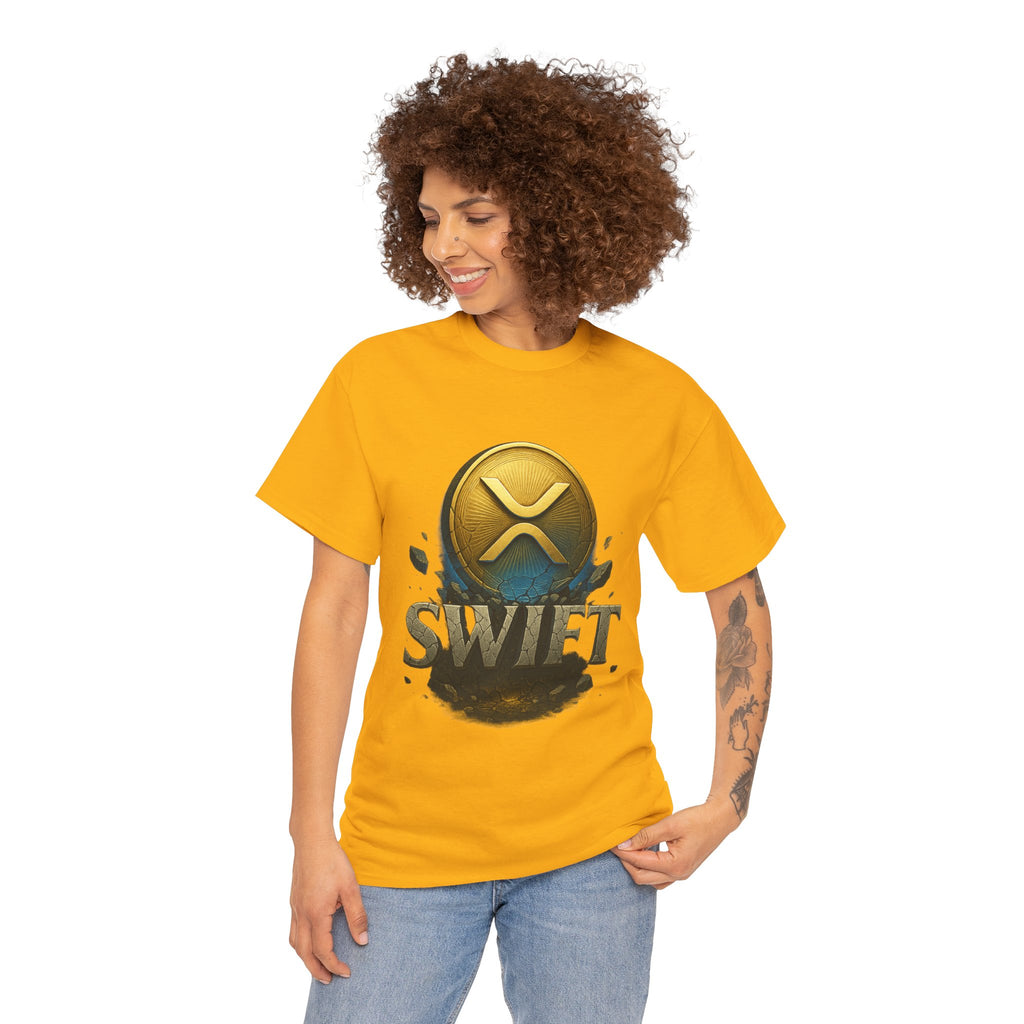 XRP Swift Cryptocurrency T‑Shirt — Ripple Coin Logo Graphic Tee