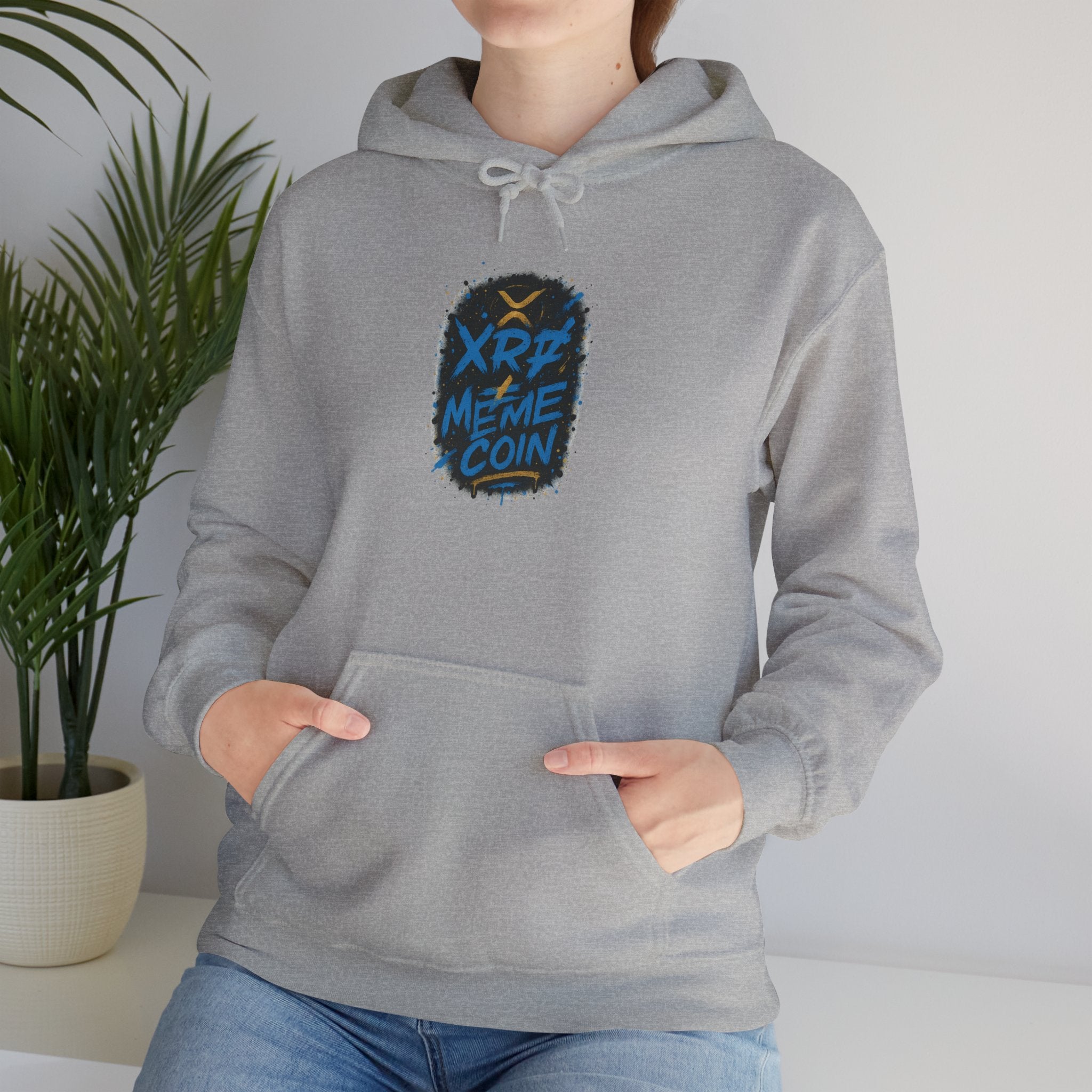 XRP Meme Coin Hoodie – Crypto Graffiti Logo Pullover