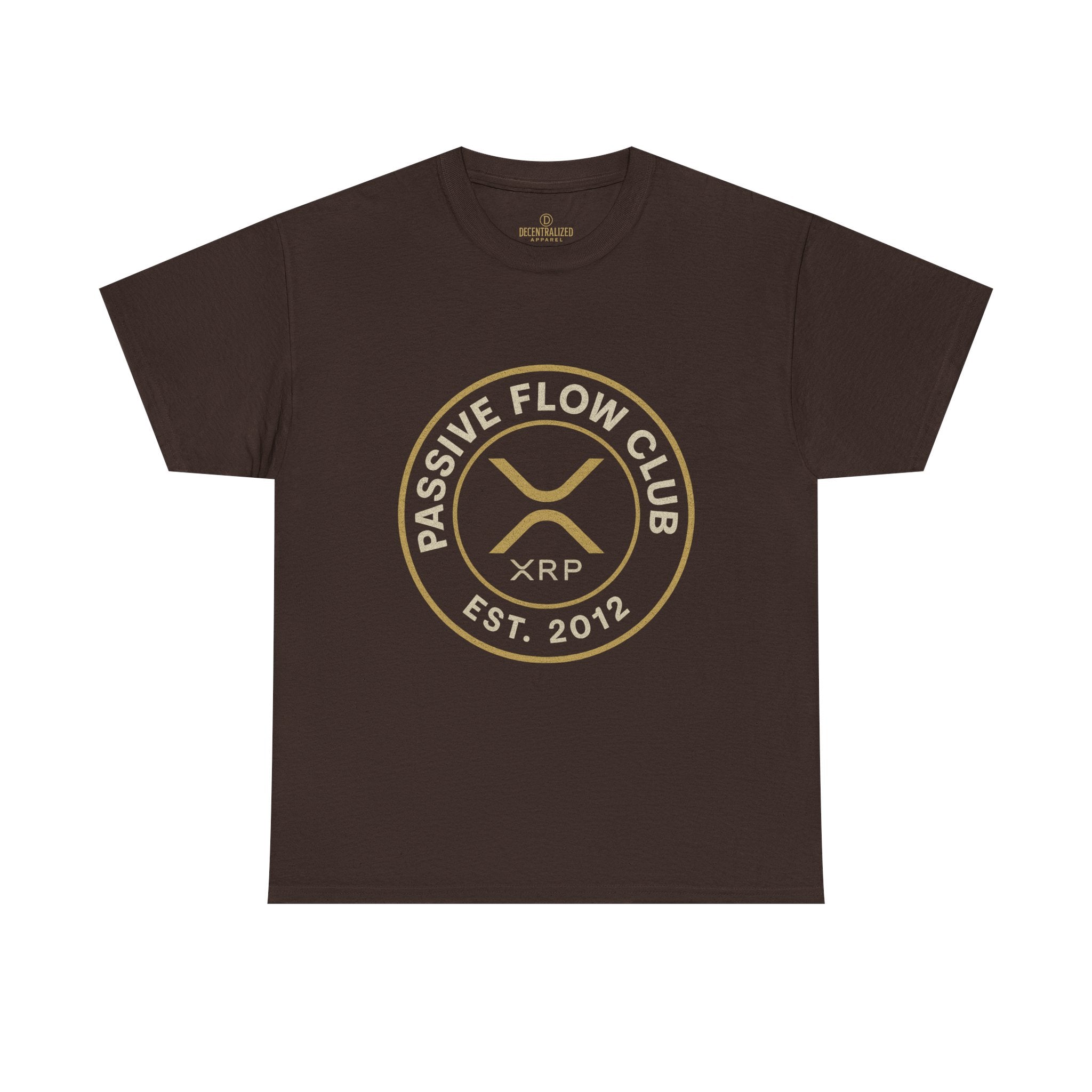 XRP Passive Flow Club T‑Shirt — Crypto Logo Tee (Est. 2012)