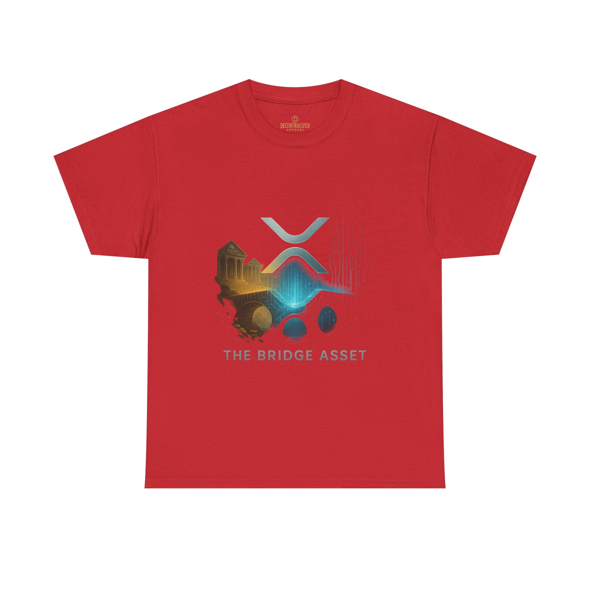 Ripple XRP Crypto Tee — 'The Bridge Asset' Logo T-Shirt