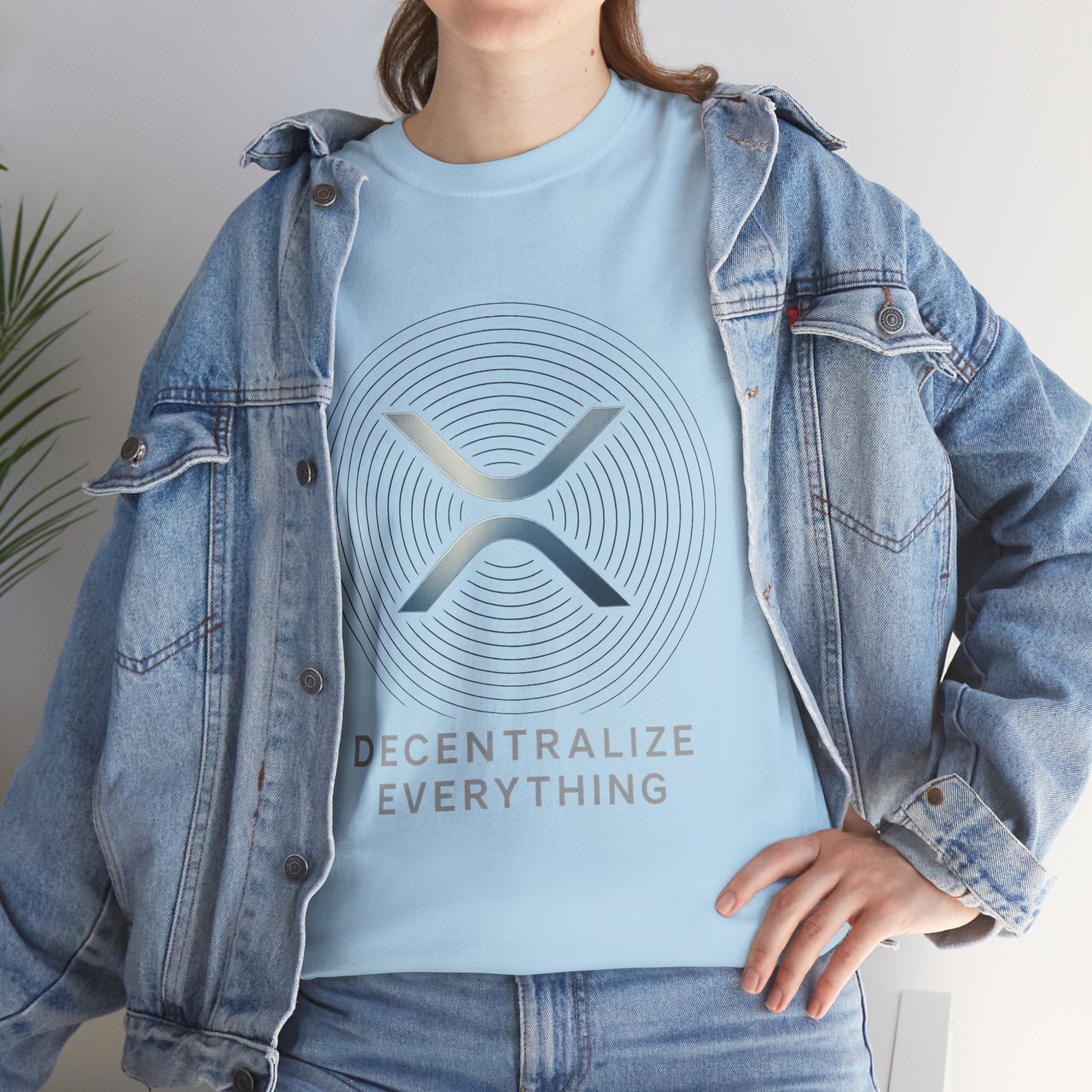XRP 'Decentralize Everything' Tee - Crypto Logo T-Shirt