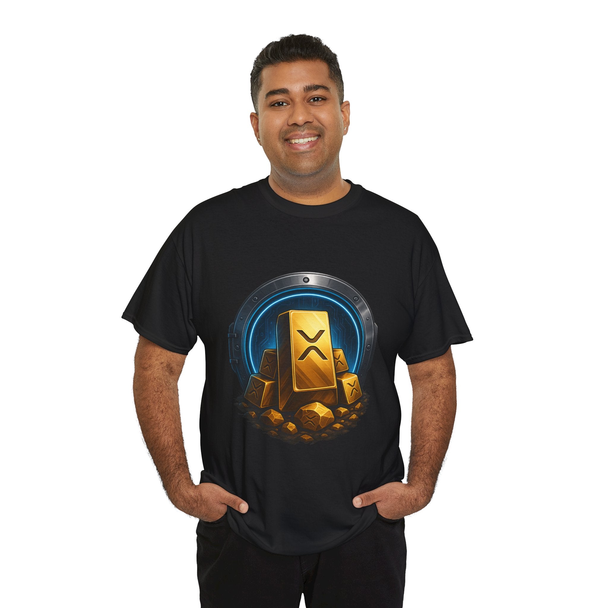 Crypto Gold Bars T-Shirt — Ripple (XRP) Stack Graphic Tee