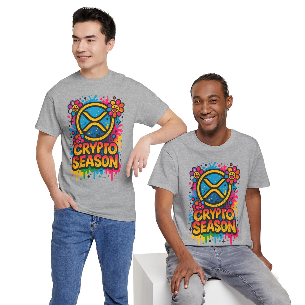 Crypto Season T-Shirt — Colorful Ripple XRP Logo Tee