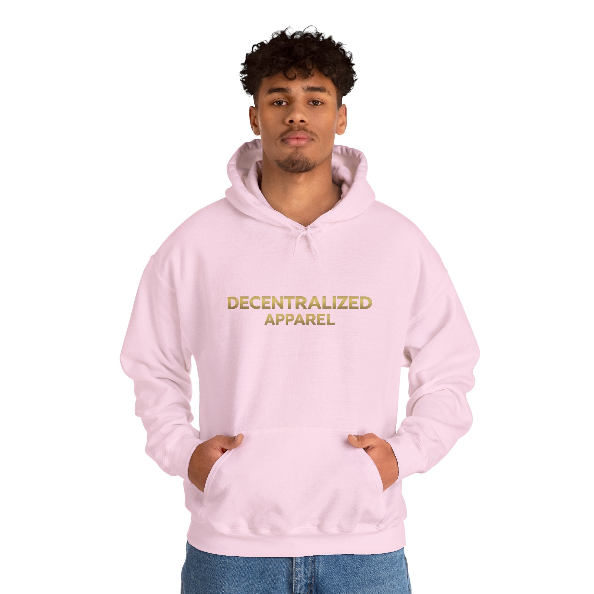 Decentralized Apparel Hoodie — Minimalist Crypto-Inspired White Pullover