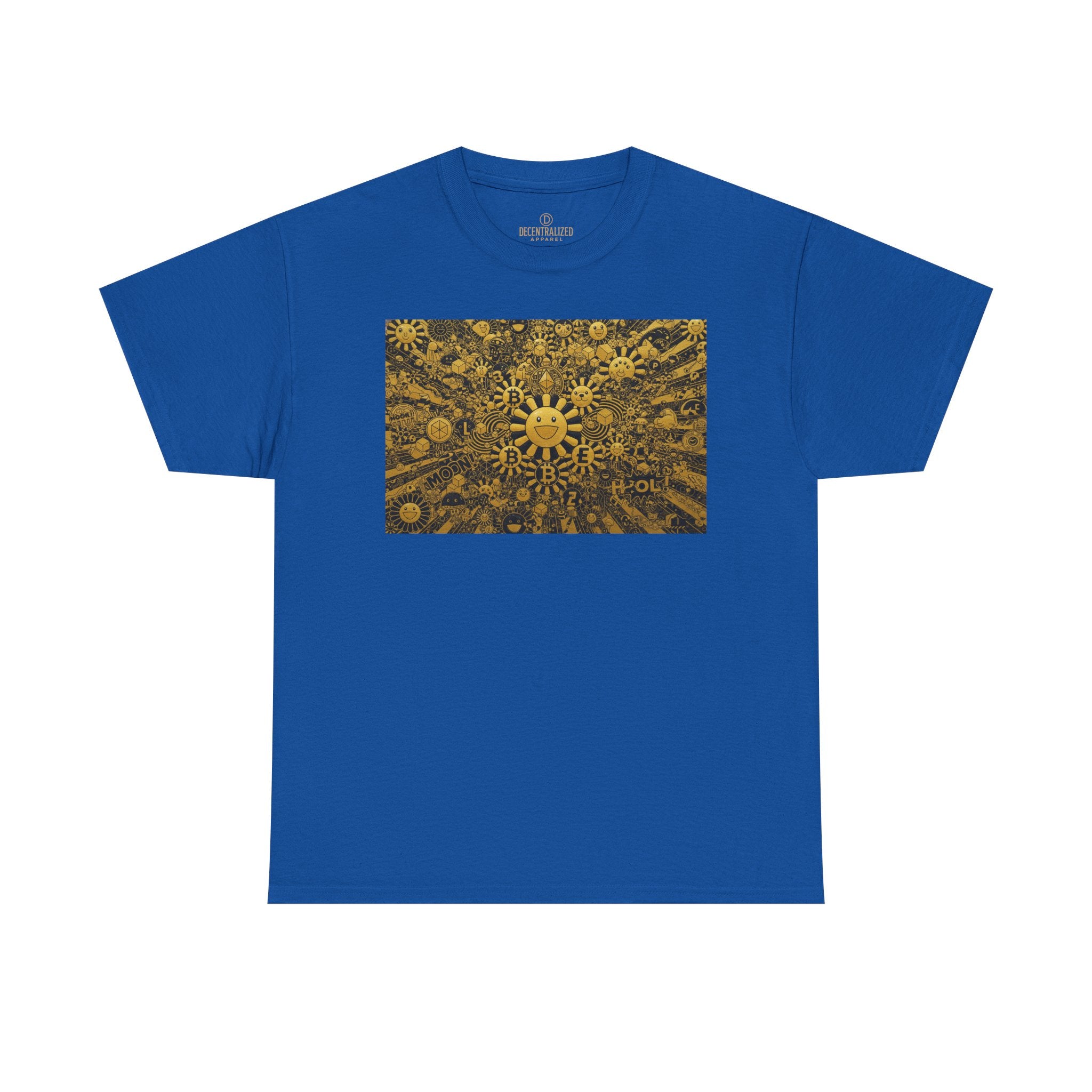 Sunflower Burst T‑Shirt — Golden Sunflower Pattern Tee
