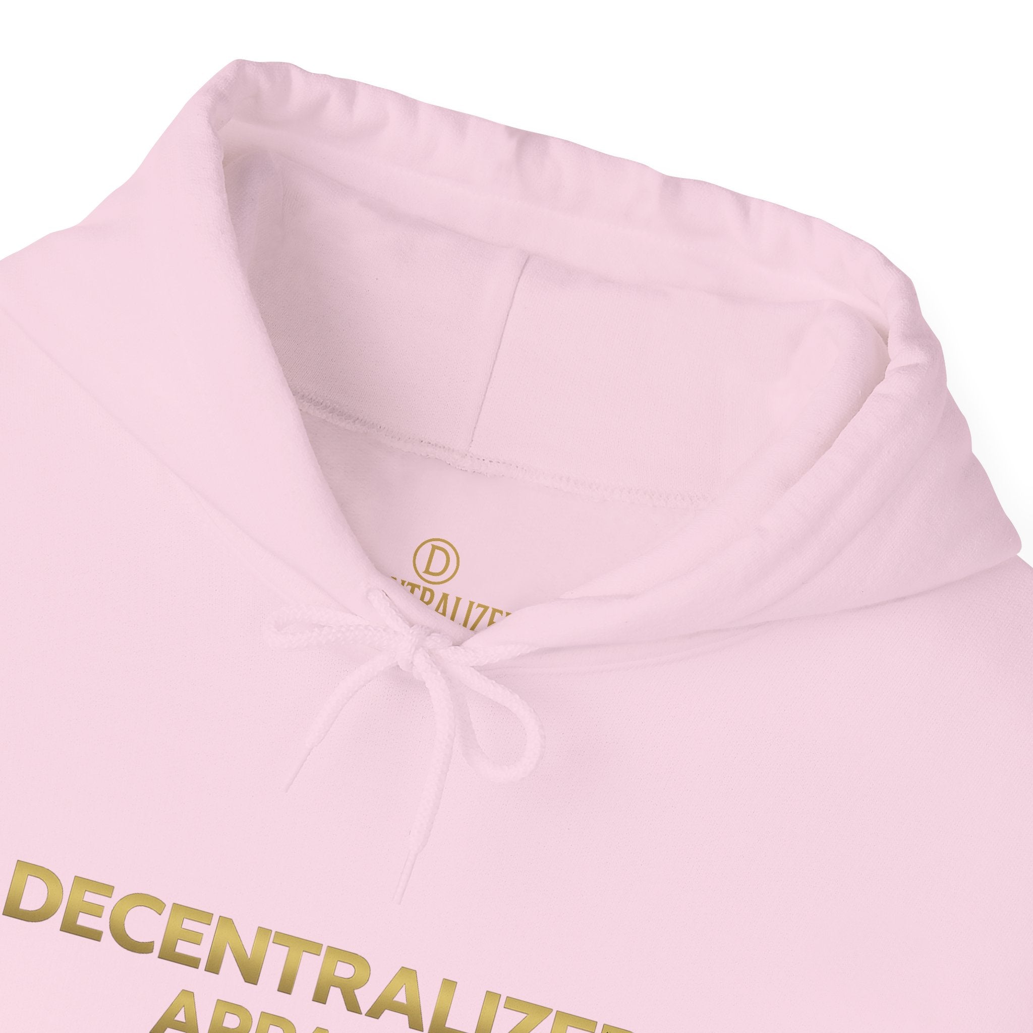 Decentralized Apparel Hoodie — Minimalist Crypto-Inspired White Pullover