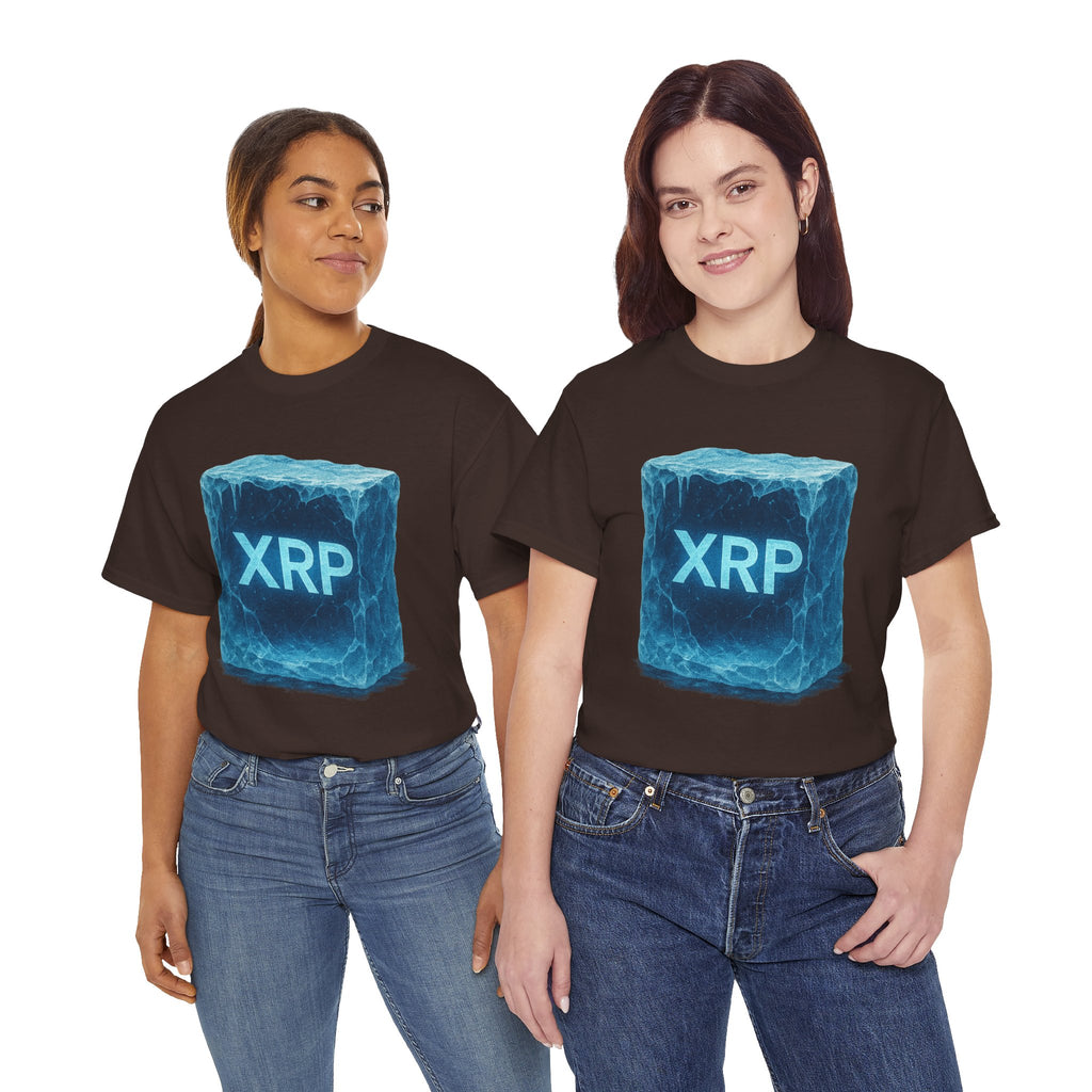 XRP Ice Block Tee — Crypto Ripple Logo T-Shirt