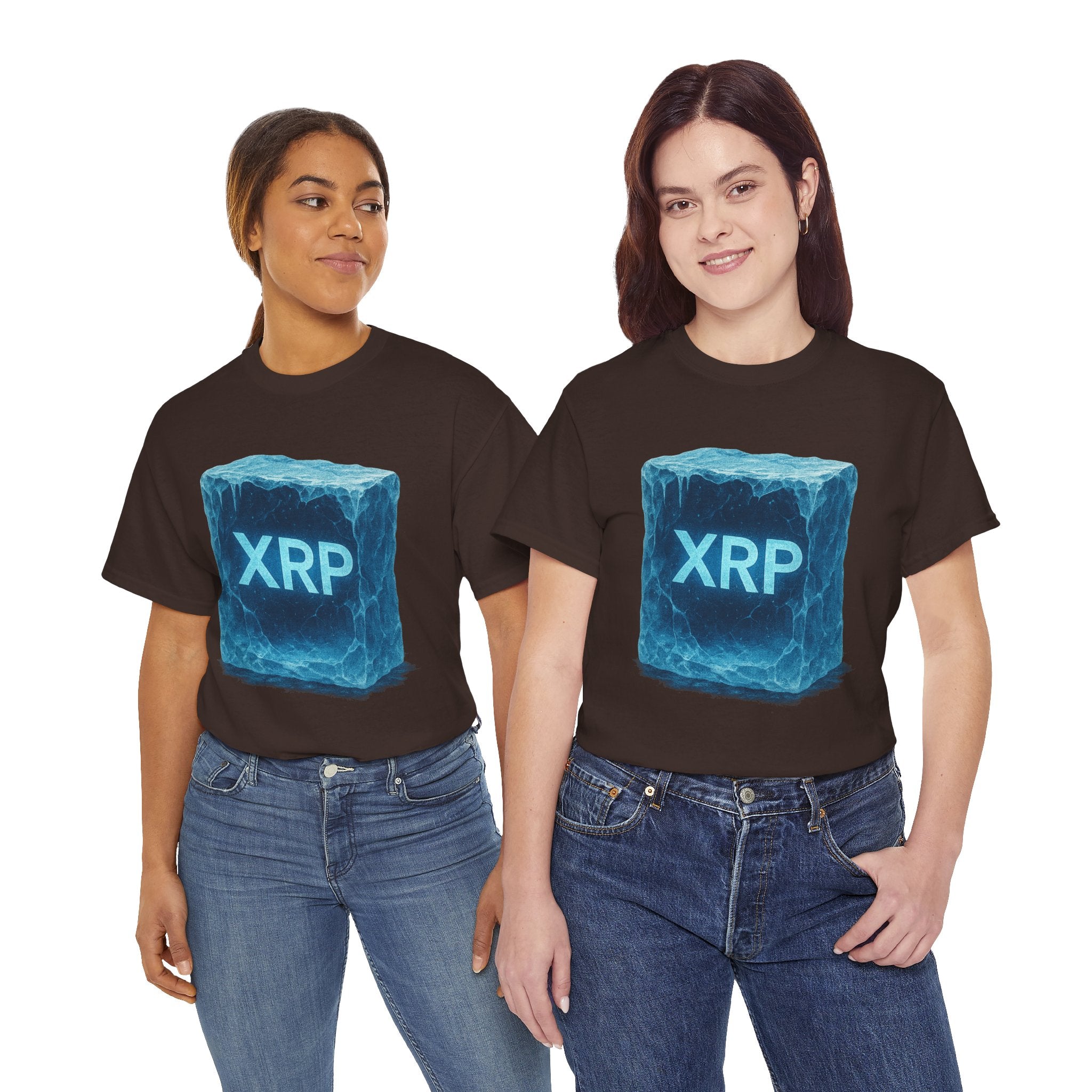XRP Ice Block Tee — Crypto Ripple Logo T-Shirt
