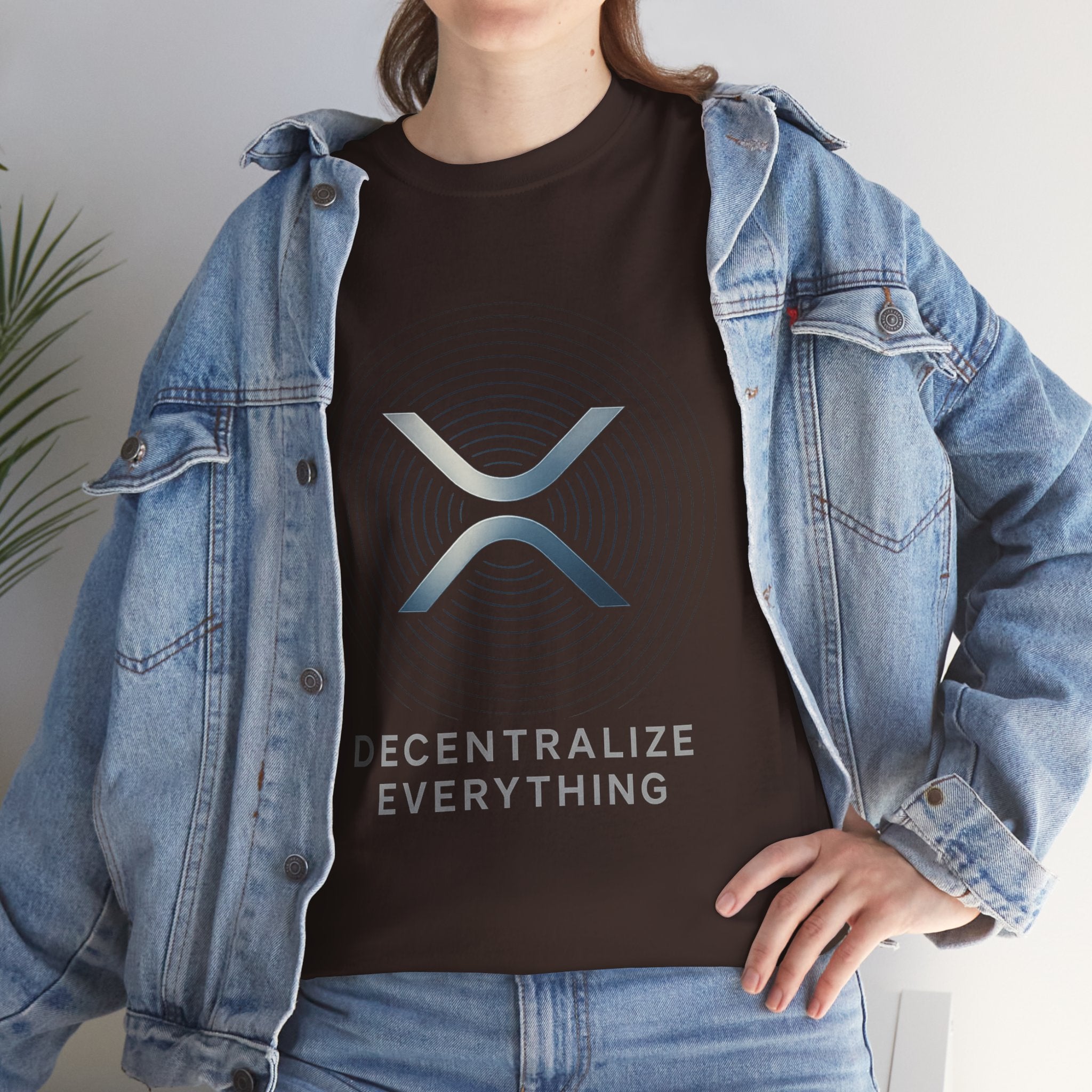 XRP 'Decentralize Everything' Tee - Crypto Logo T-Shirt