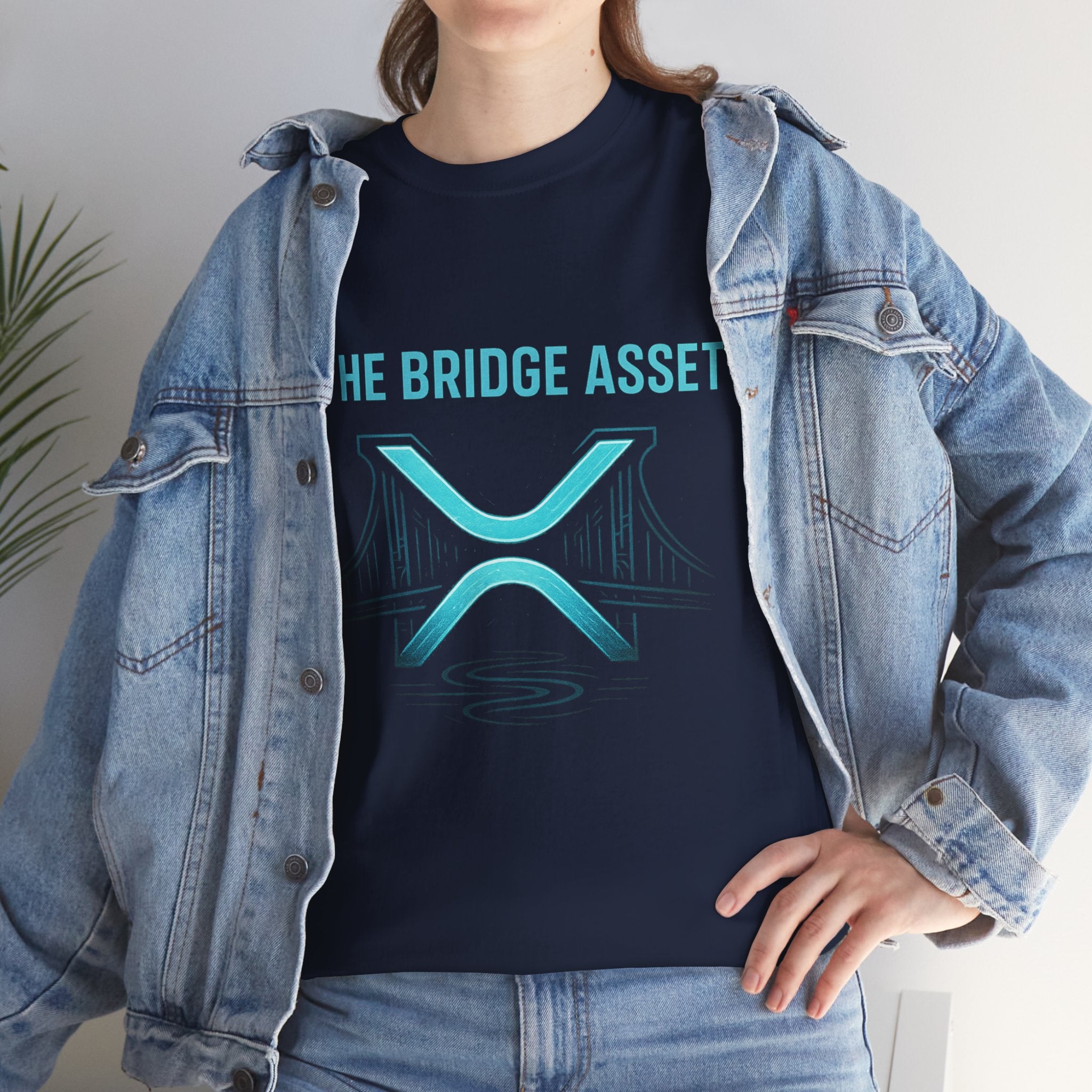 XRP 'The Bridge Asset' Graphic Tee — Crypto Ripple Logo Shirt