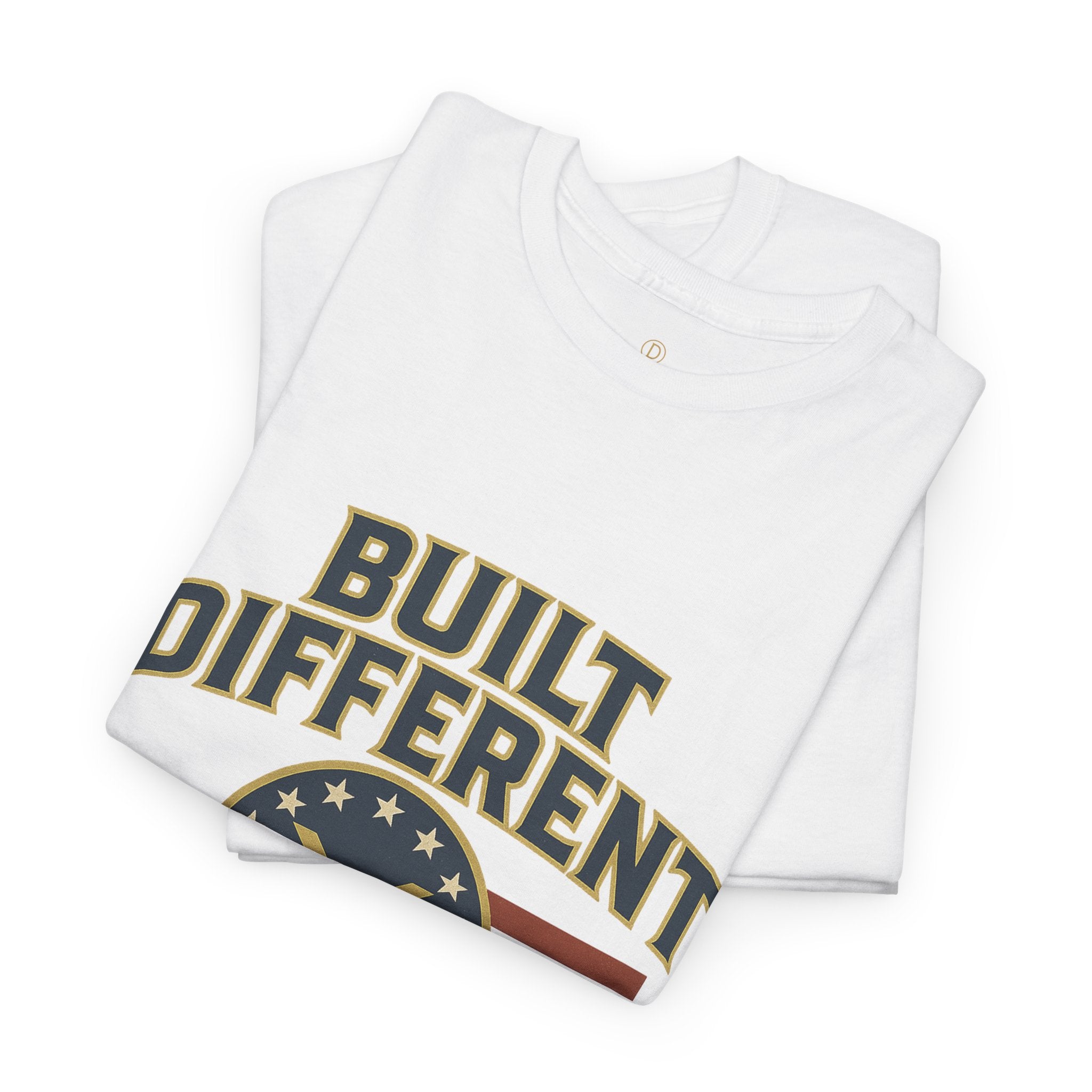 Built Different Since 2012 T-Shirt — American Flag Vintage Crew Tee