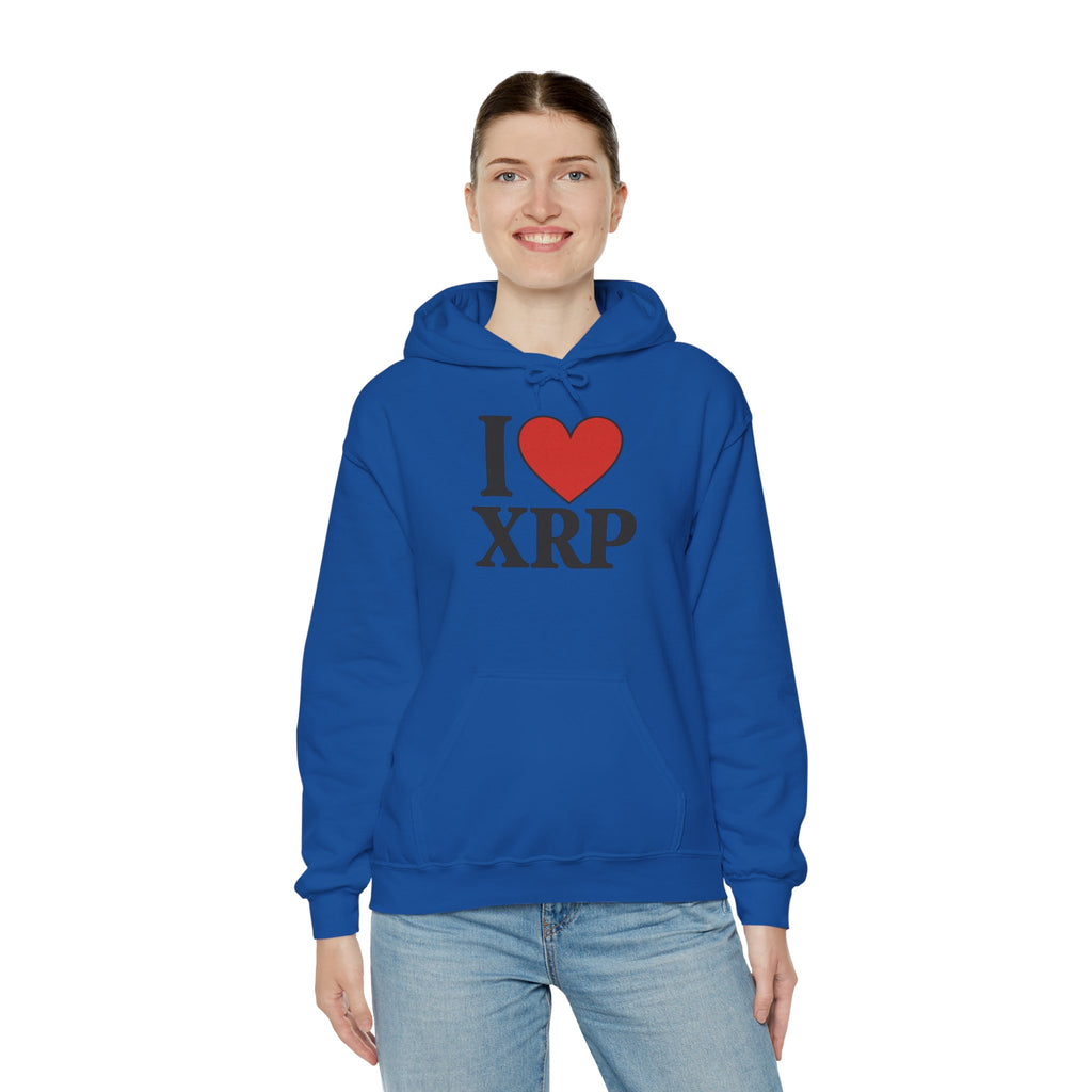 I  XRP Hoodie — Crypto Enthusiast Ripple Sweatshirt