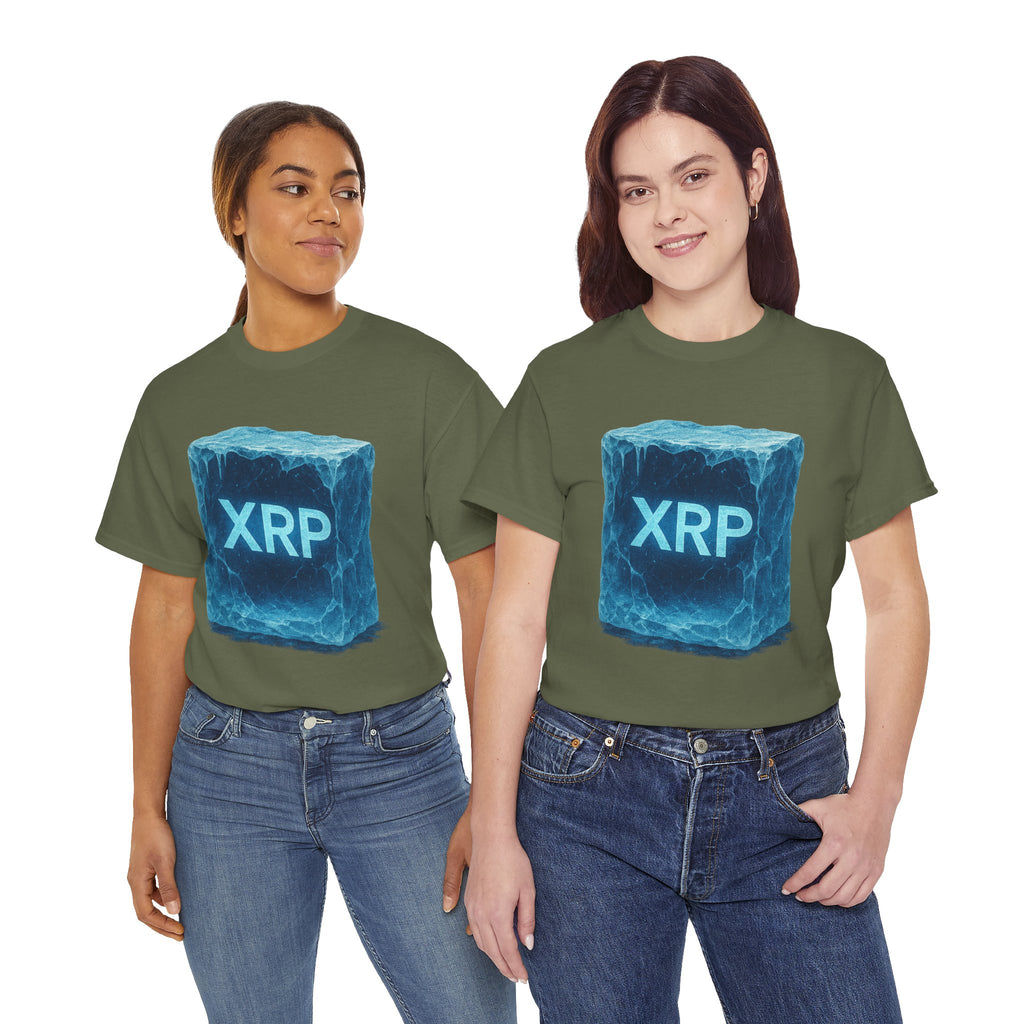 XRP Ice Block Tee — Crypto Ripple Logo T-Shirt