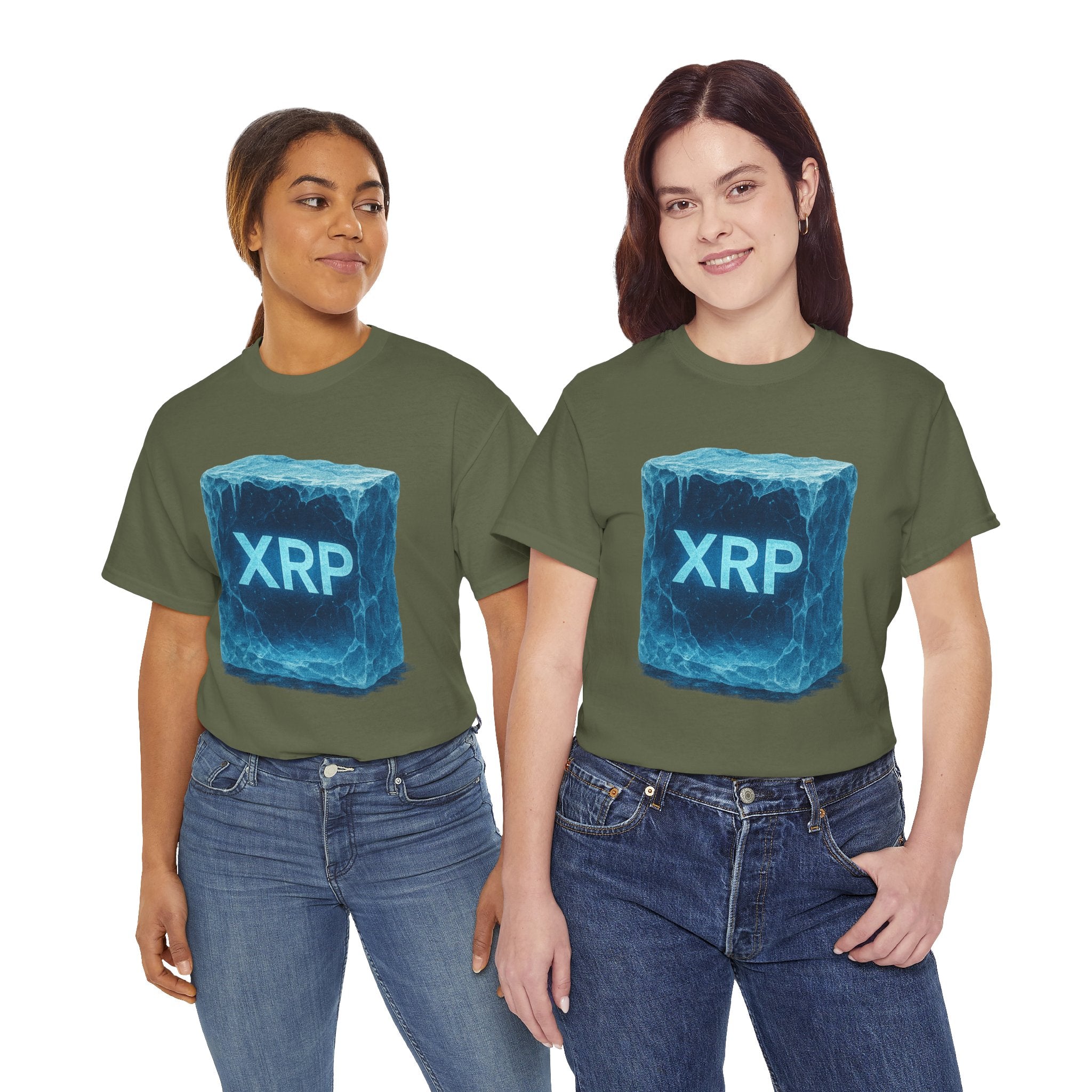 XRP Ice Block Tee — Crypto Ripple Logo T-Shirt