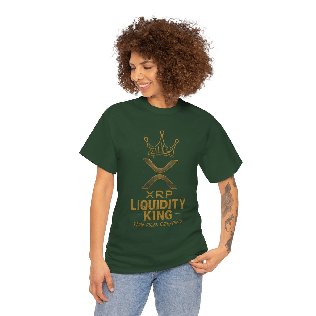 XRP Liquidity King Tee — Crypto Crown T-Shirt