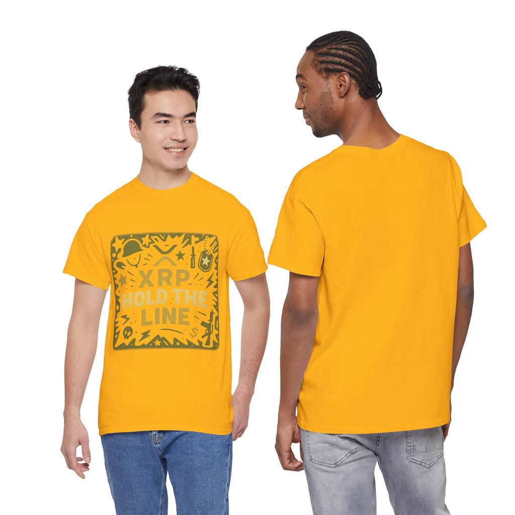T-Shirt — XRP Hold The Line Crypto Graphic Tee