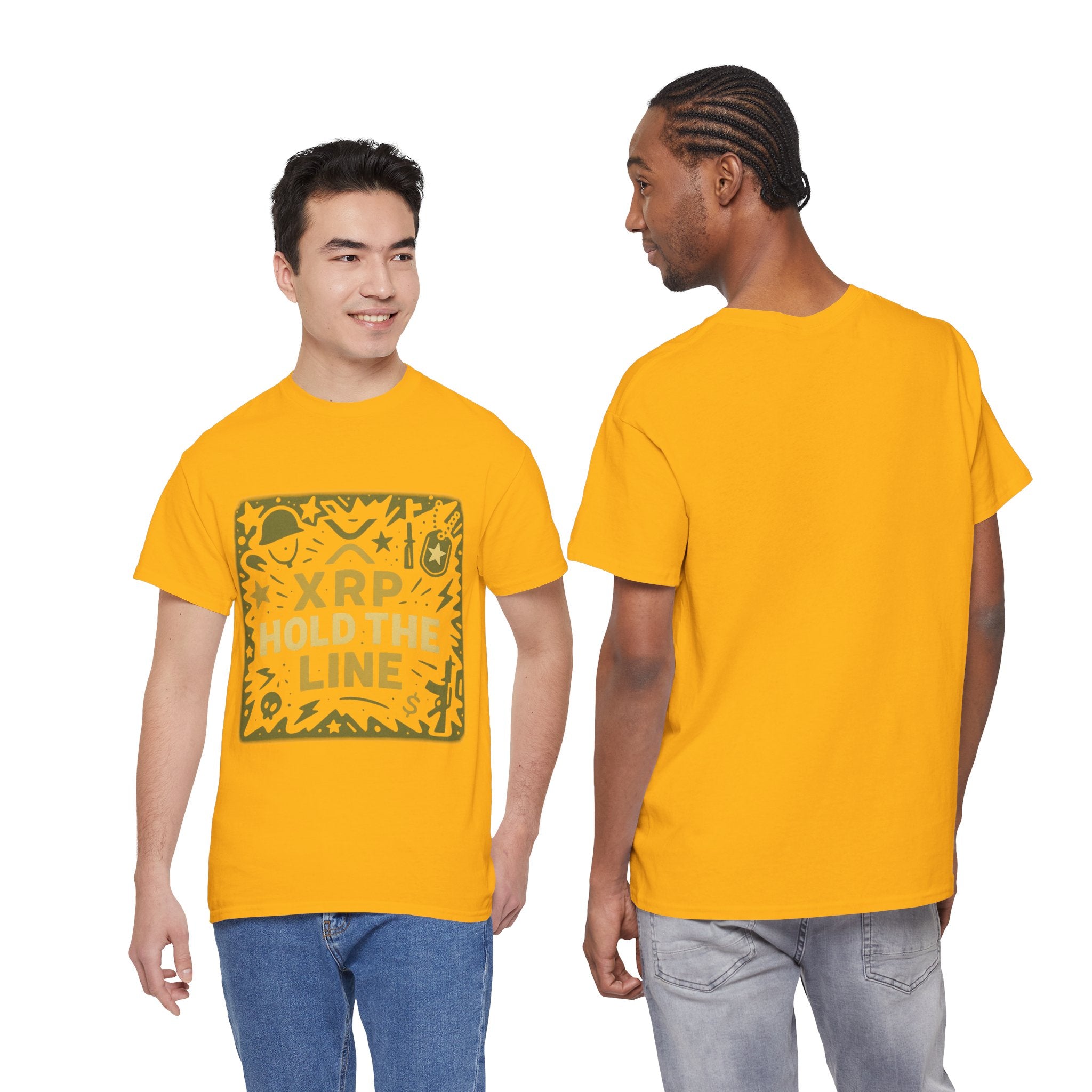 T-Shirt — XRP Hold The Line Crypto Graphic Tee