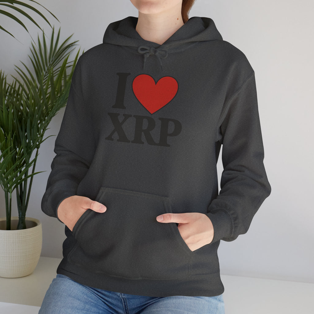 I  XRP Hoodie — Crypto Enthusiast Ripple Sweatshirt