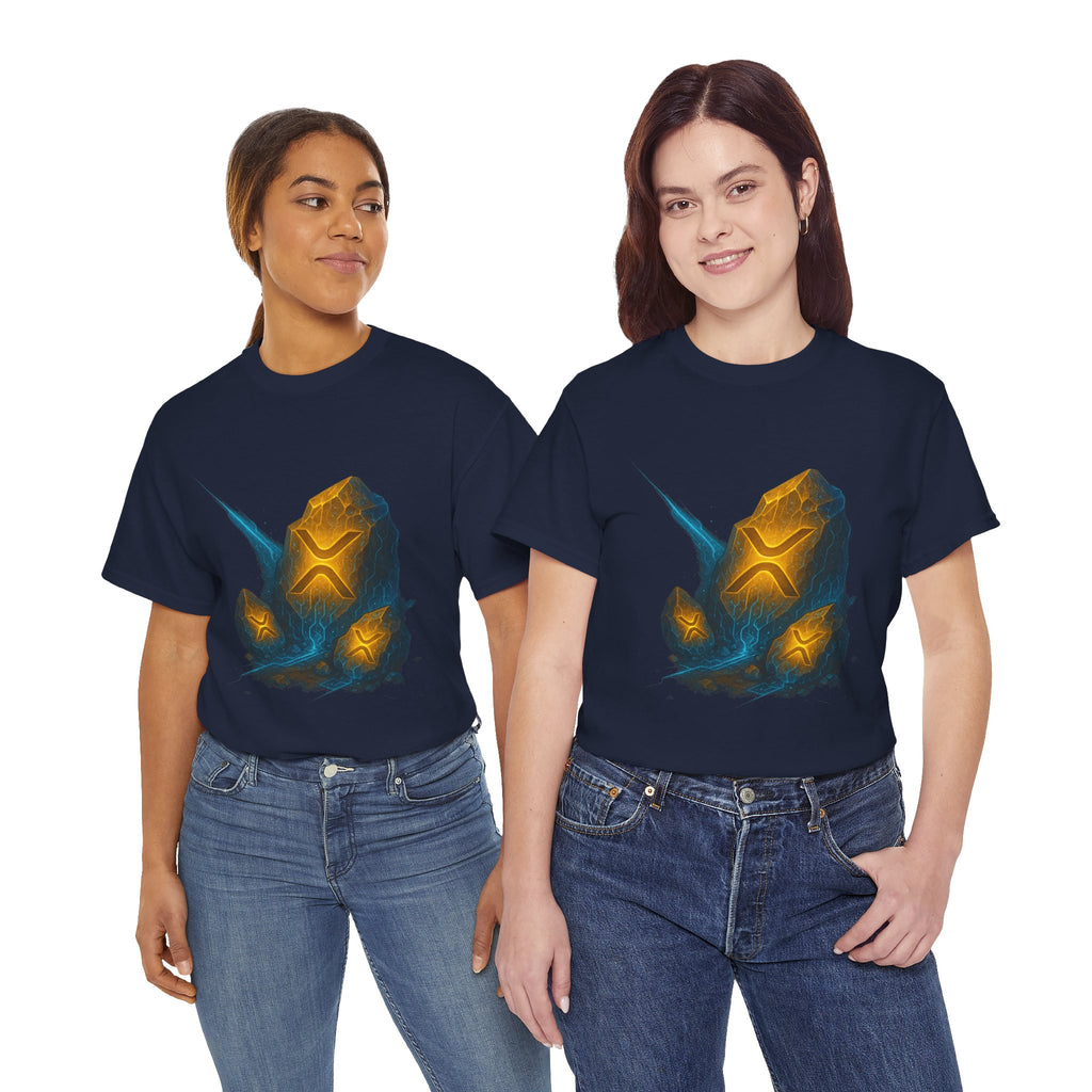 Rune Stone Graphic Tee — Glowing Mystic Rock T-Shirt