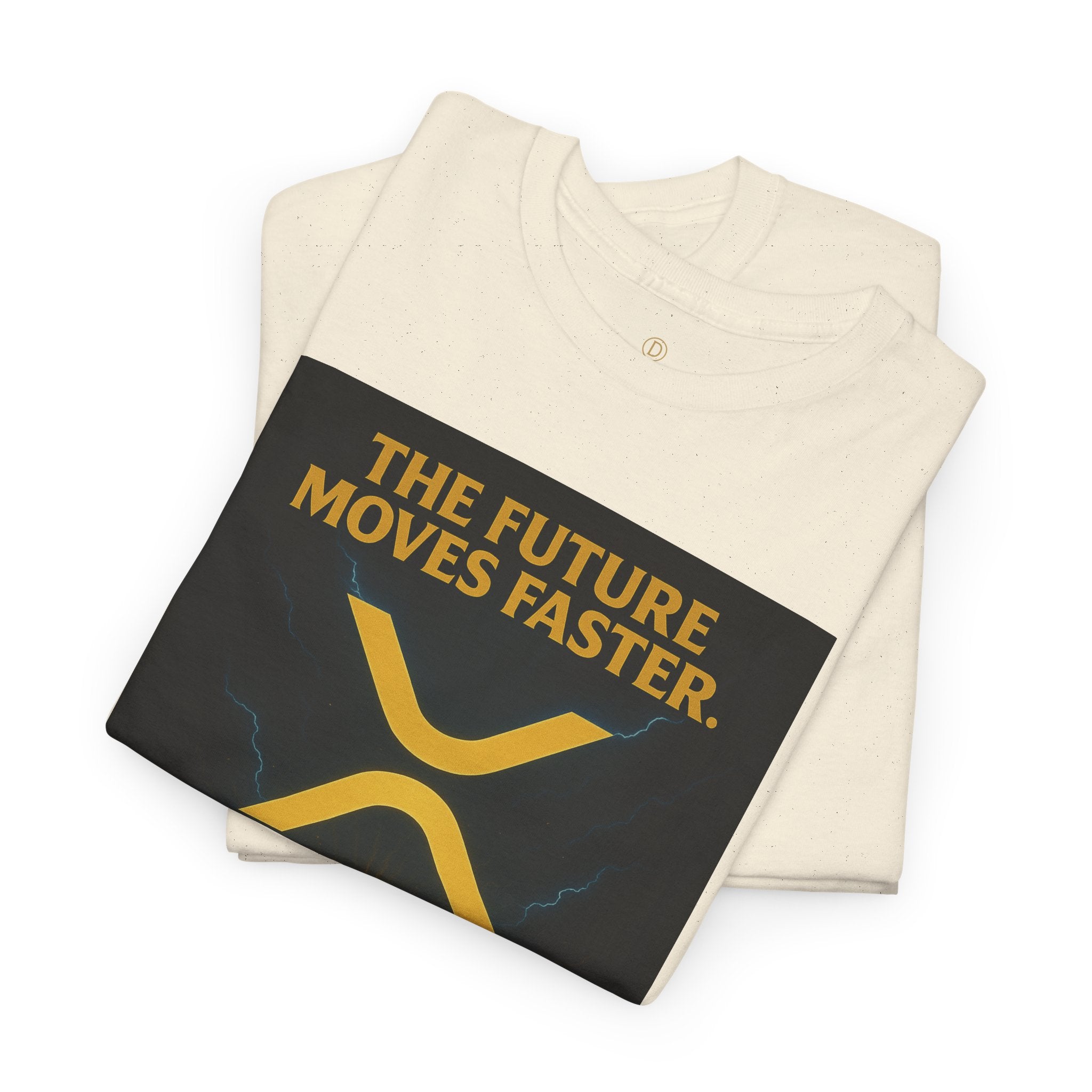 XRP Swift Crypto T-Shirt — “The Future Moves Faster” XRP Over Swift Tee