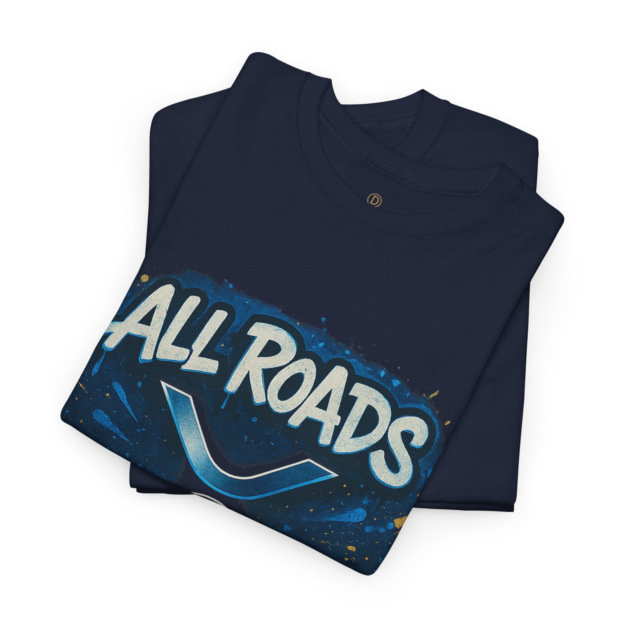 XRP Crypto T-Shirt — "All Roads Lead to XRP" Graphic Tee