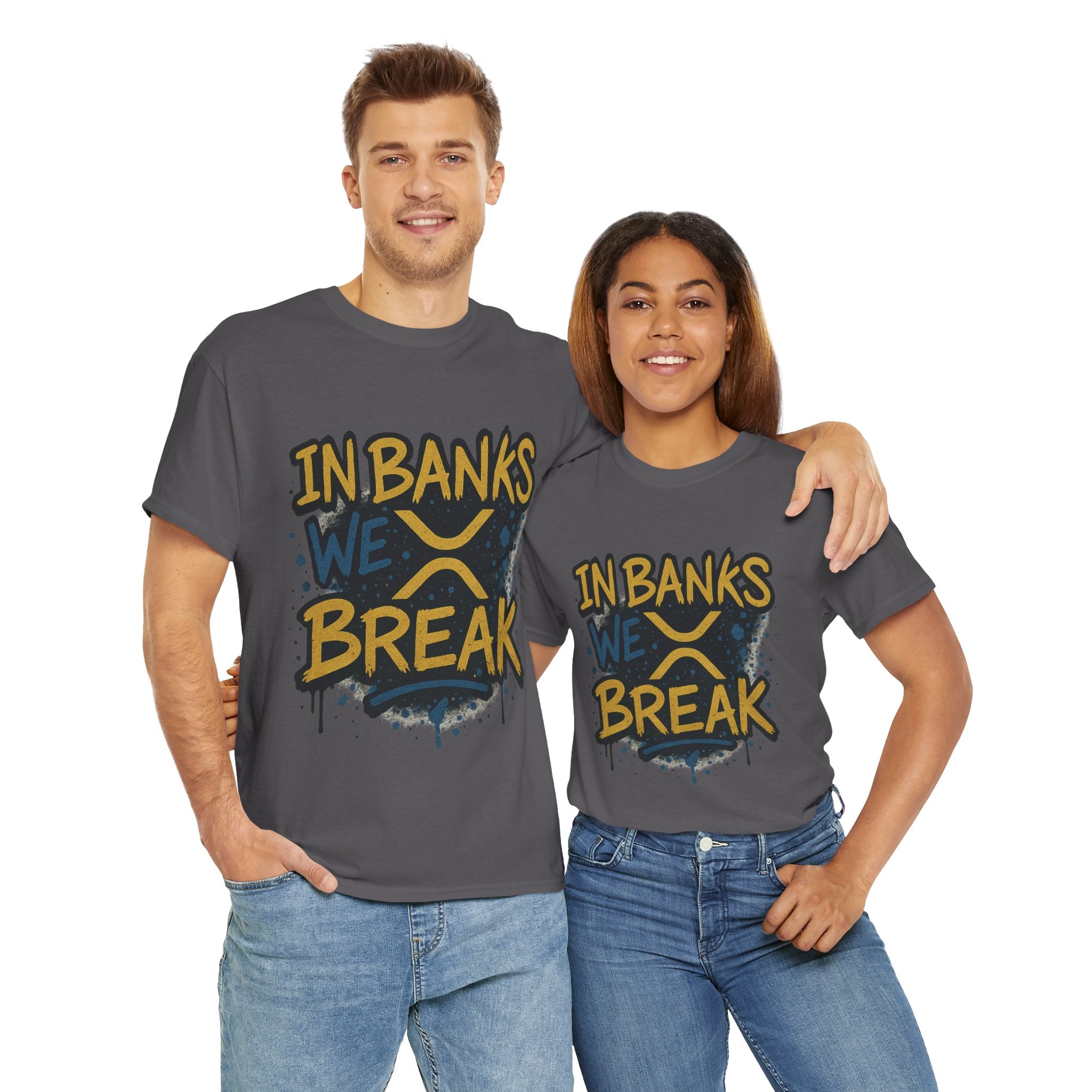 Ripple 'In Banks We Break' Graphic Tee — Crypto XRP Streetwear