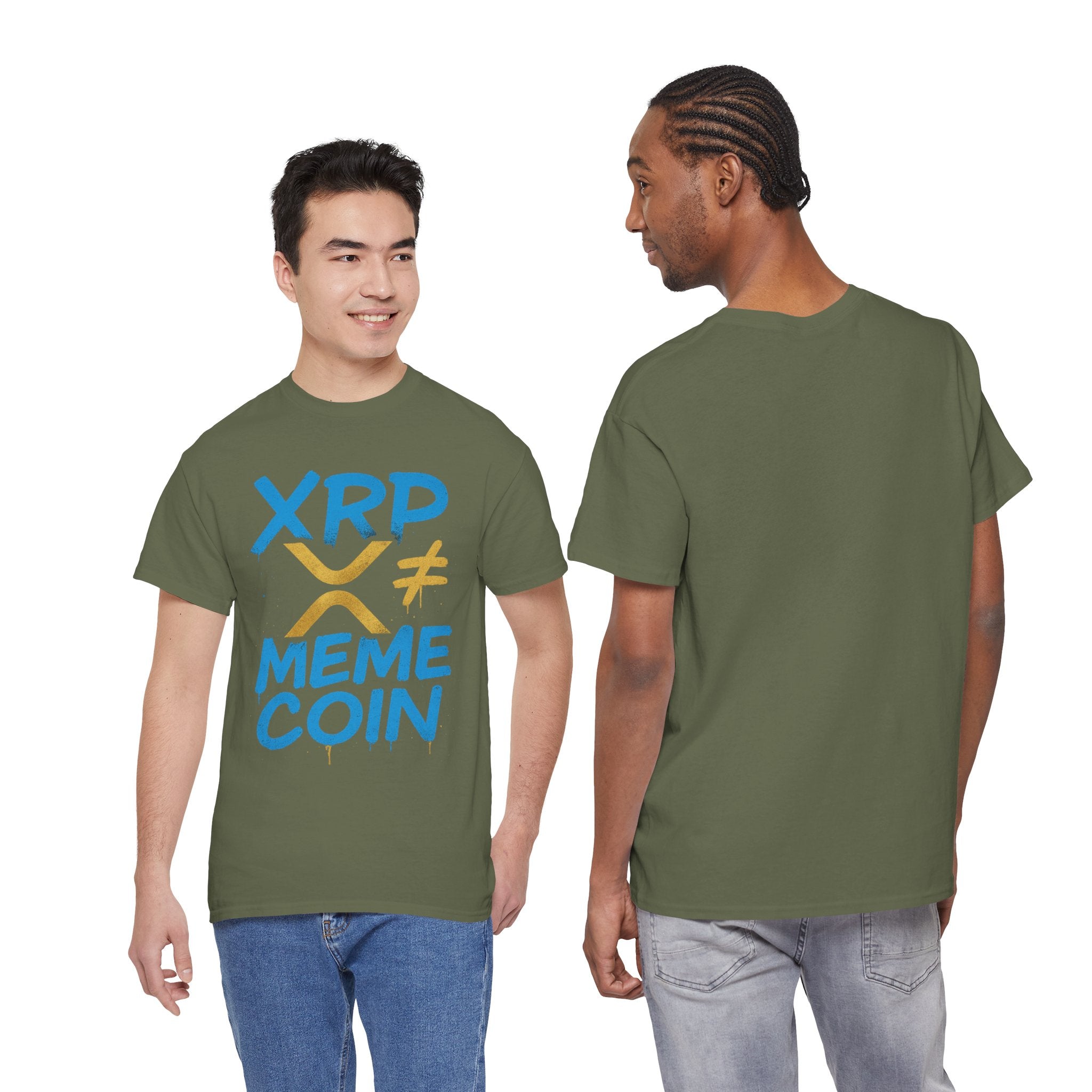 XRP ≠ Meme Coin T‑Shirt — Crypto Advocate Graphic Tee